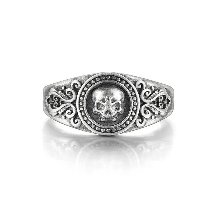 Jewelry × Vintage Retro Gothic Skull Rings Size ONE SIZE - 1 Thumbnail