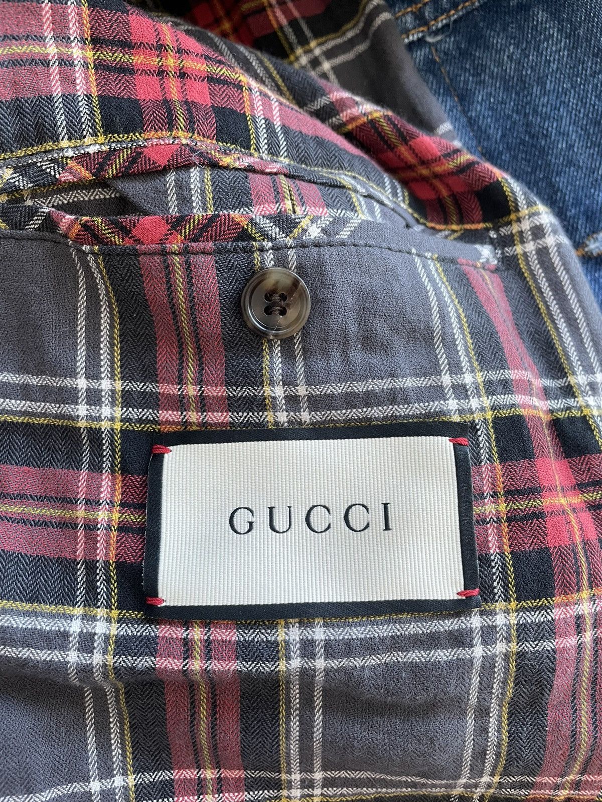 Gucci $3,300 Value Sold Out Super Runway Iconic Logo Denim Jacket Size US L / EU 52-54 / 3 - 3 Thumbnail