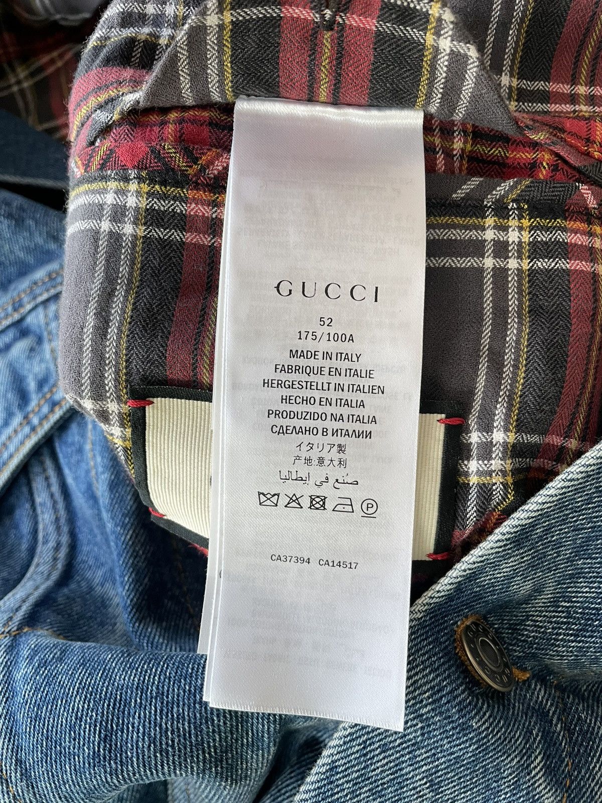 Gucci $3,300 Value Sold Out Super Runway Iconic Logo Denim Jacket Size US L / EU 52-54 / 3 - 9 Thumbnail