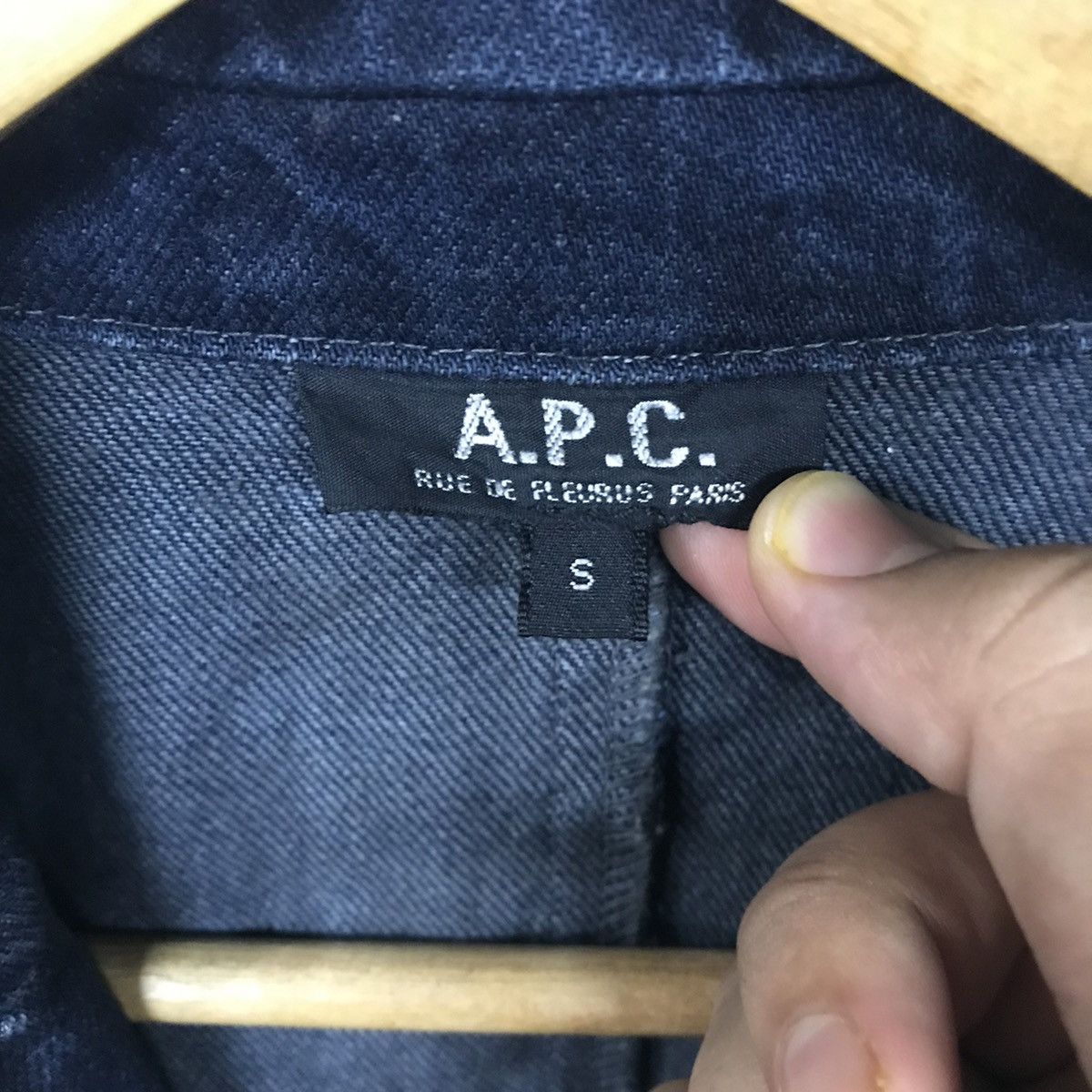 A.P.C. × Indigo × Japanese Brand A.P.C Denim Chore Jacket Workwear Denim Indigo Jacket Size US S / EU 44-46 / 1 - 3 Thumbnail