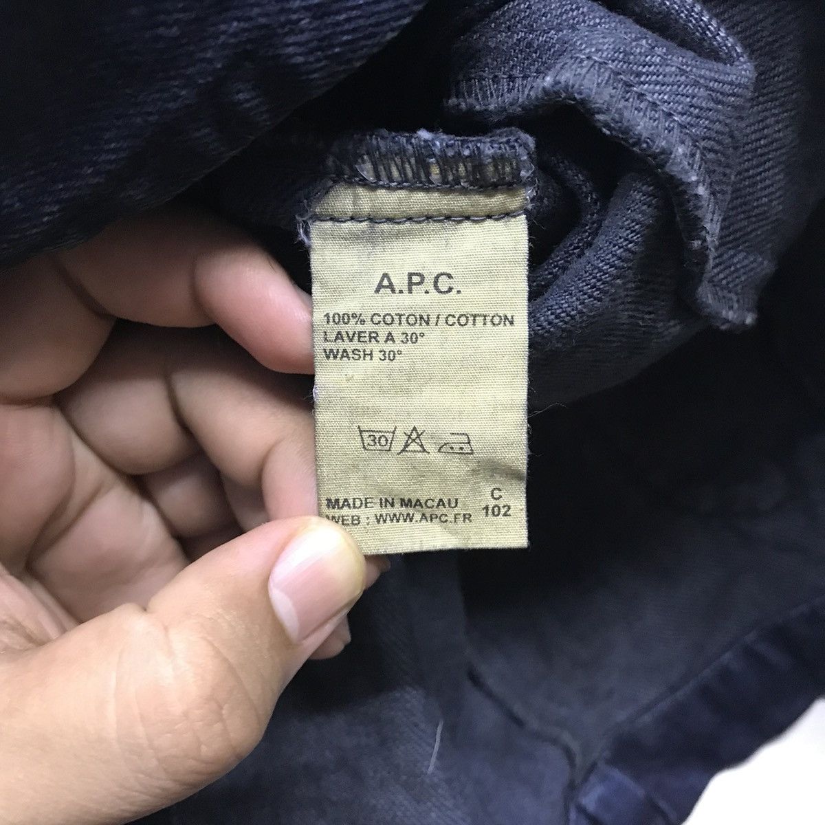 A.P.C. × Indigo × Japanese Brand A.P.C Denim Chore Jacket Workwear Denim Indigo Jacket Size US S / EU 44-46 / 1 - 4 Thumbnail