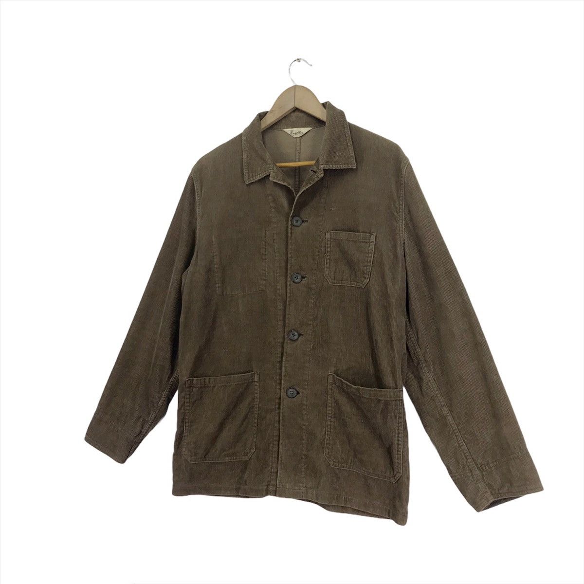 Margaret Howell × Vintage Vintage Margaret Howell Carduroy Chore Jacket Size US M / EU 48-50 / 2 - 2 Thumbnail