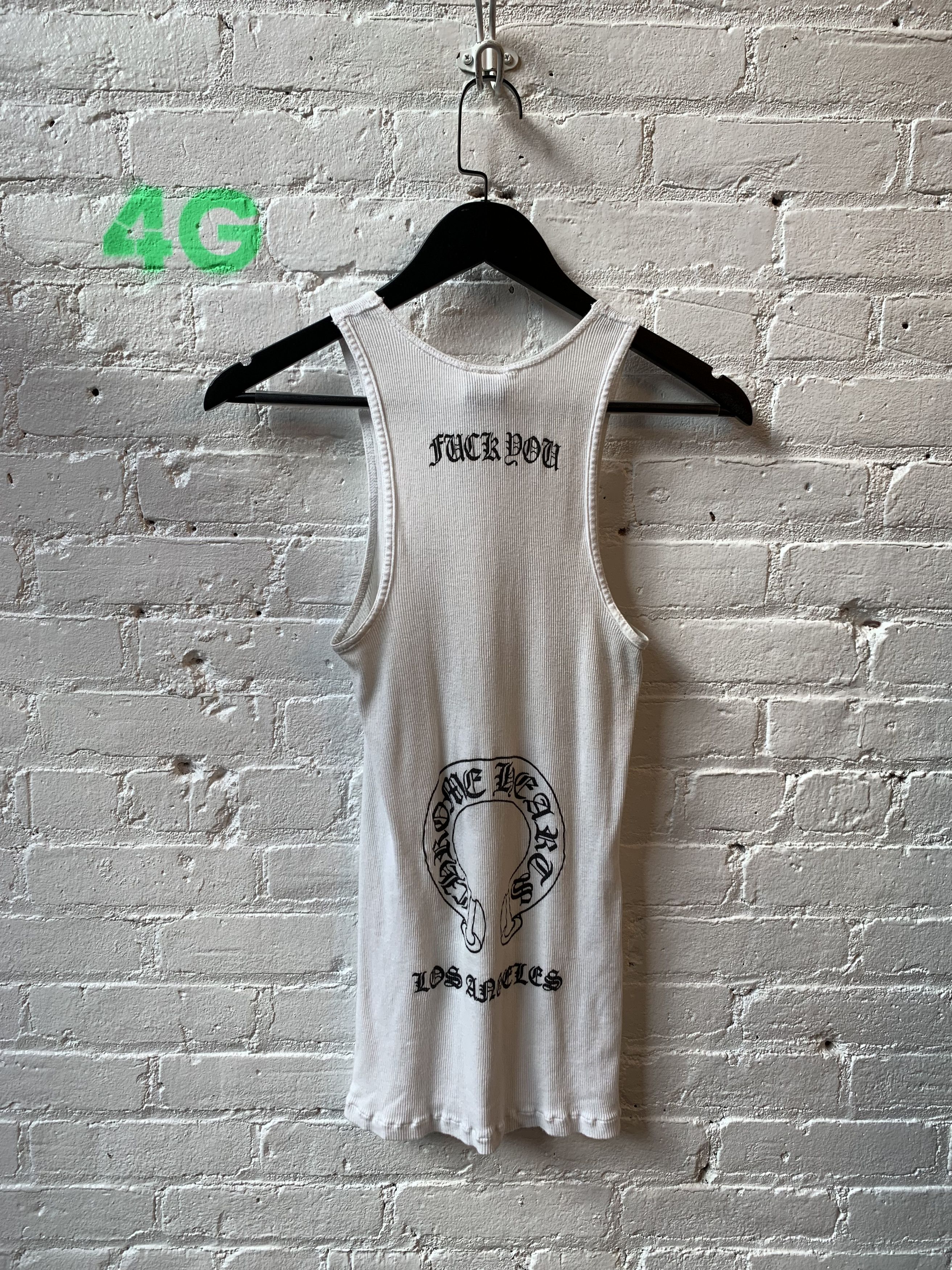 Chrome Hearts Chrome Hearts Cemetery FUCK YOU Tank Shirt Size US M / EU 48-50 / 2 - 3 Thumbnail