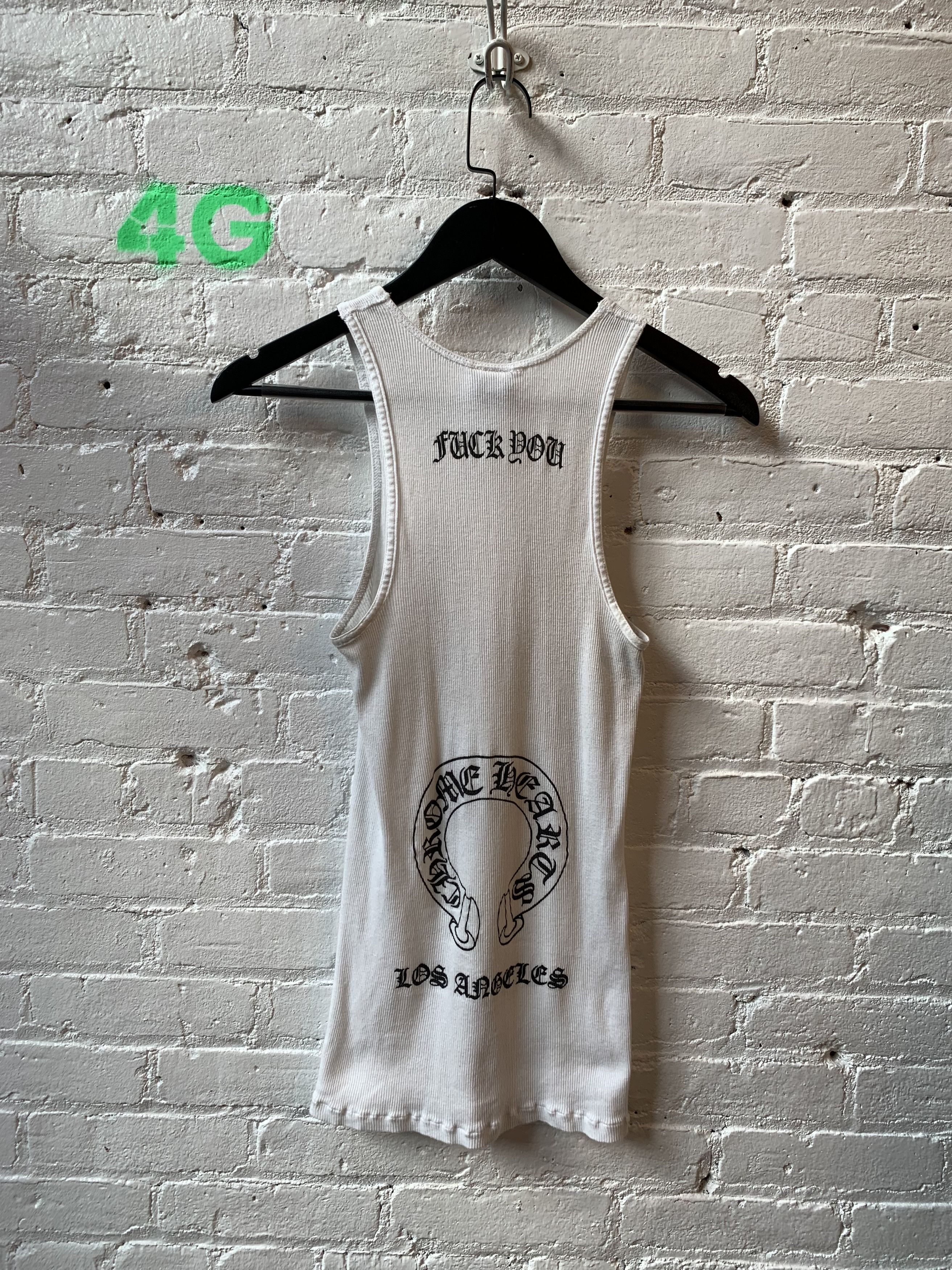 Chrome Hearts Chrome Hearts Cemetery FUCK YOU Tank Shirt Size US M / EU 48-50 / 2 - 4 Thumbnail