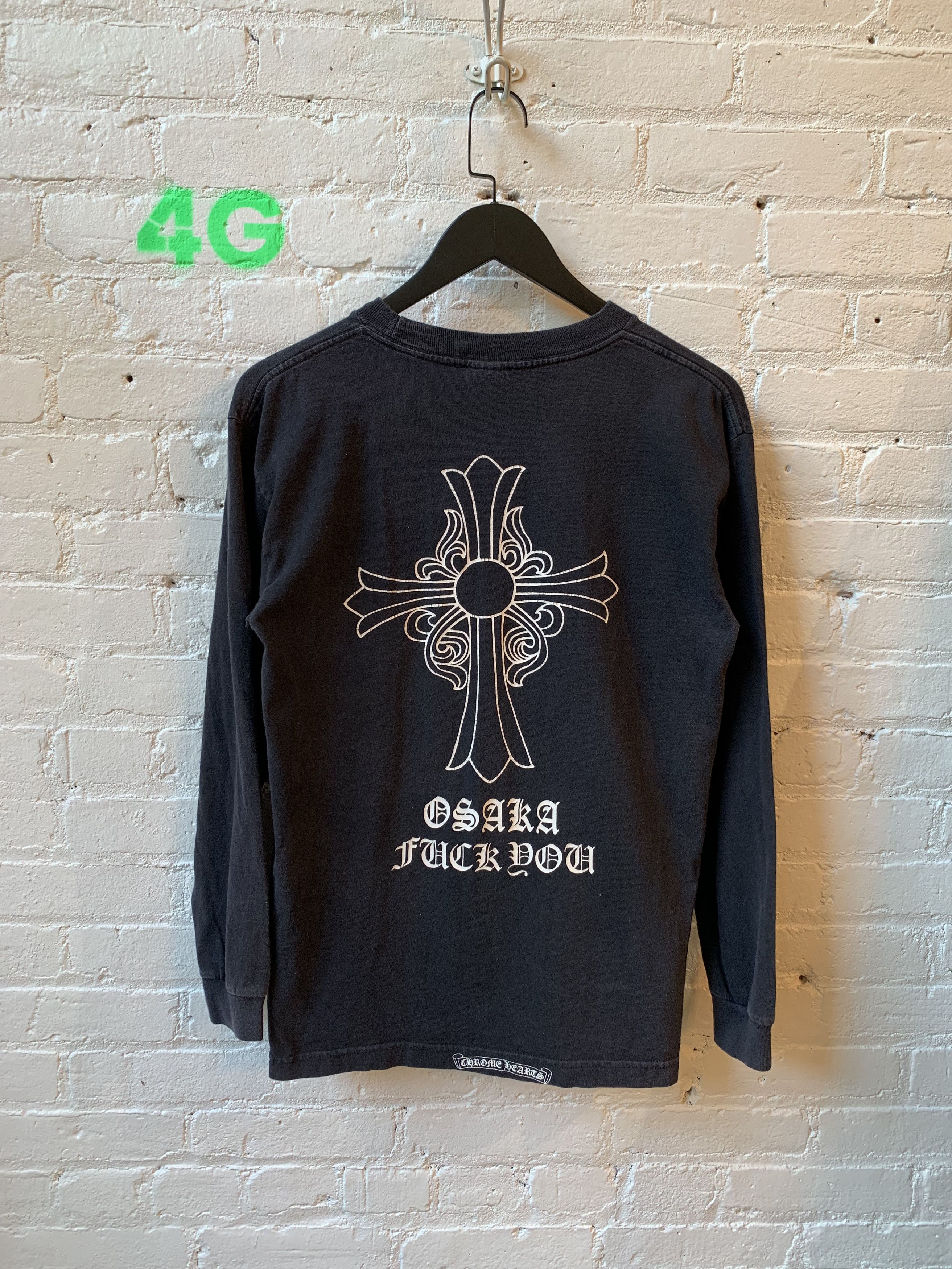 トップス Chrome hearts old osaka cross T-shirt Chrome hearts old osaka cross T-shirt