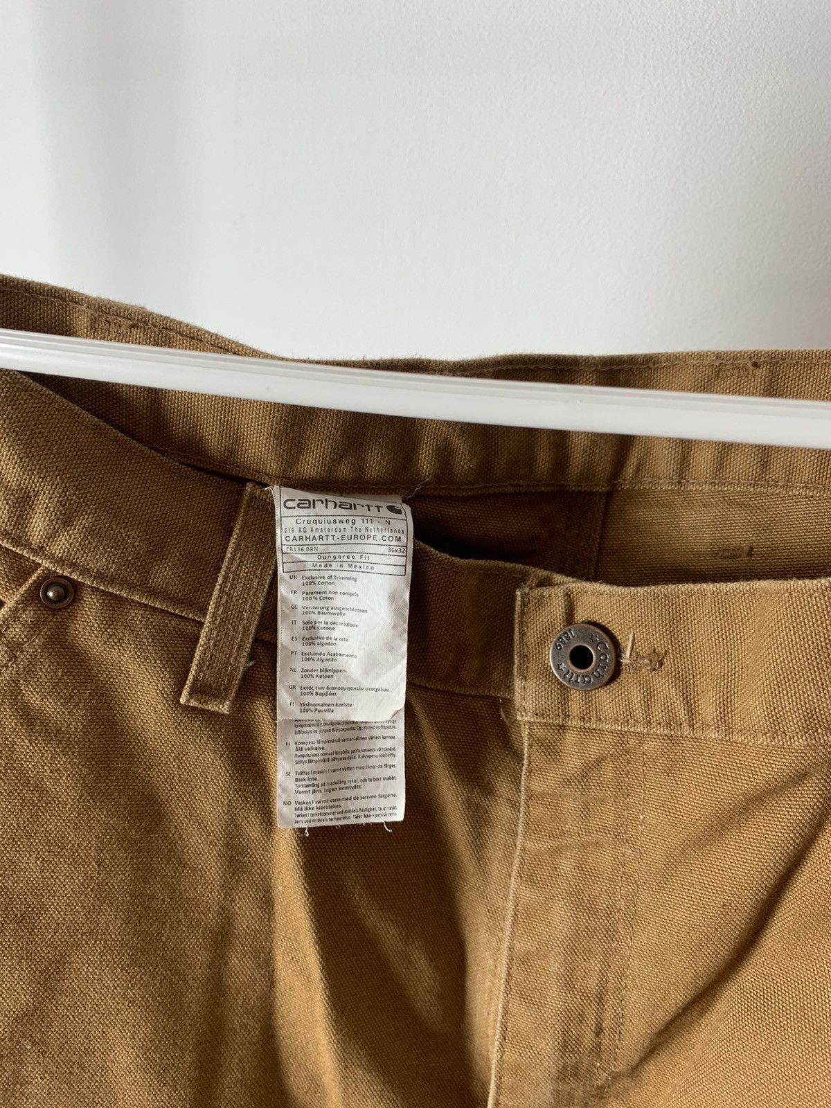 Carhartt Carhartt double knee vintage brown pants Size US 36 / EU 52 - 8 Thumbnail