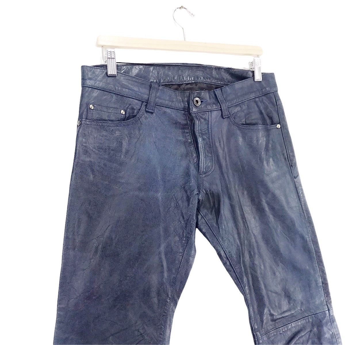 5351 POUR LES HOMMES × Genuine Leather 5351 Pour Les Hommes Leather Pants Size US 33 - 6 Thumbnail