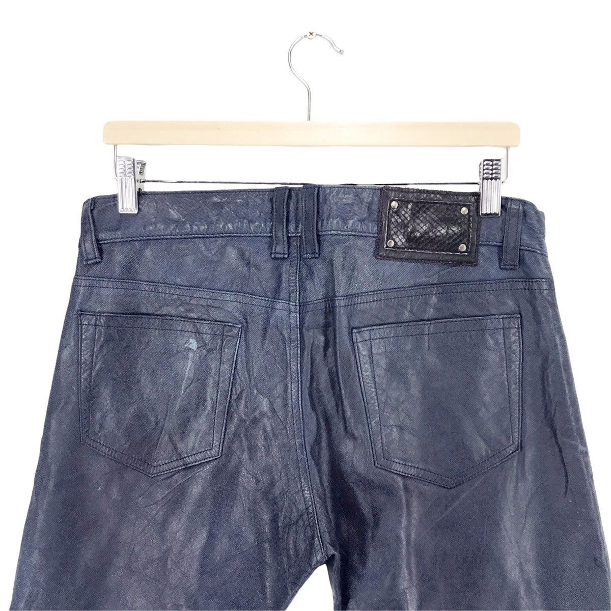 5351 POUR LES HOMMES × Genuine Leather 5351 Pour Les Hommes Leather Pants Size US 33 - 9 Thumbnail