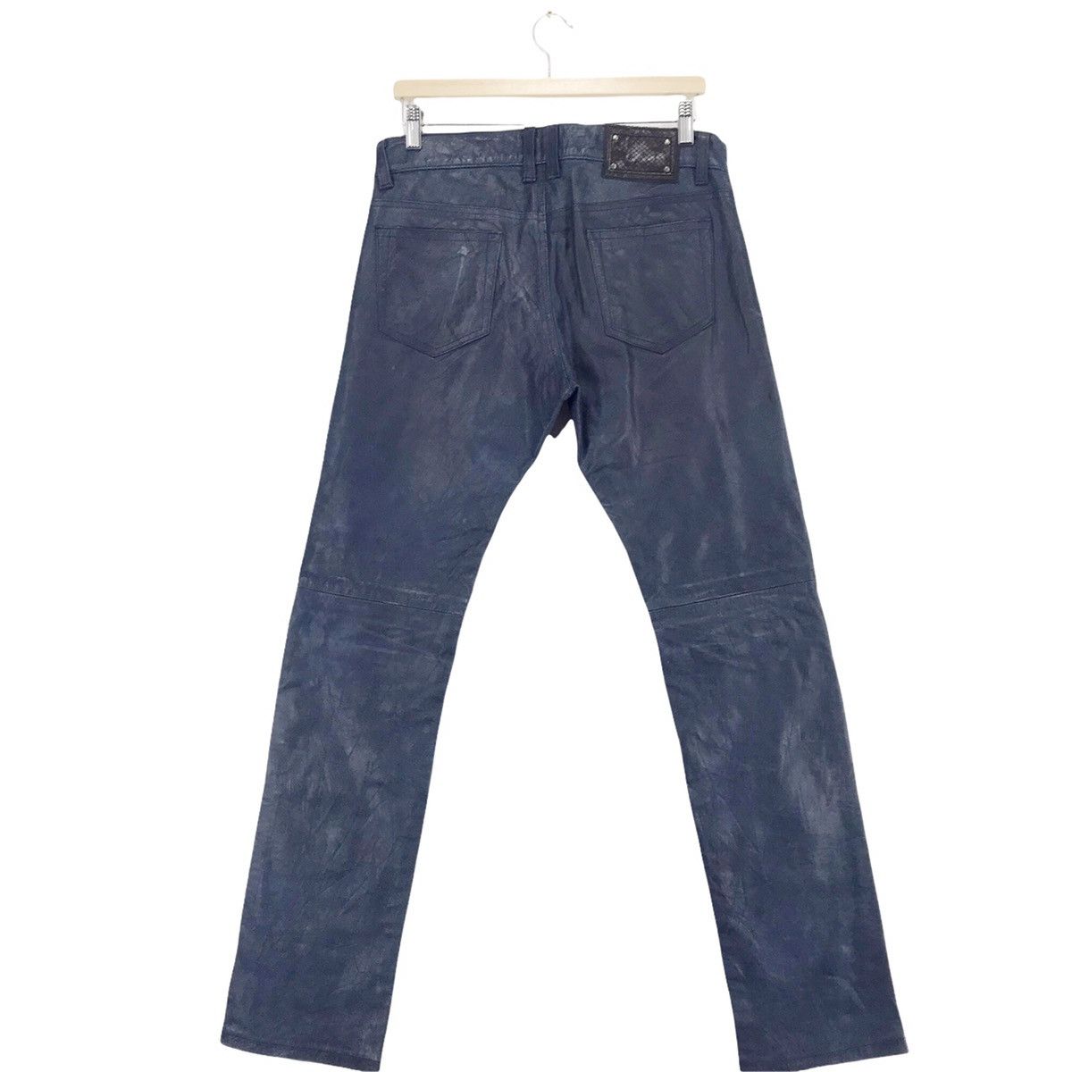 5351 POUR LES HOMMES × Genuine Leather 5351 Pour Les Hommes Leather Pants Size US 33 - 8 Thumbnail