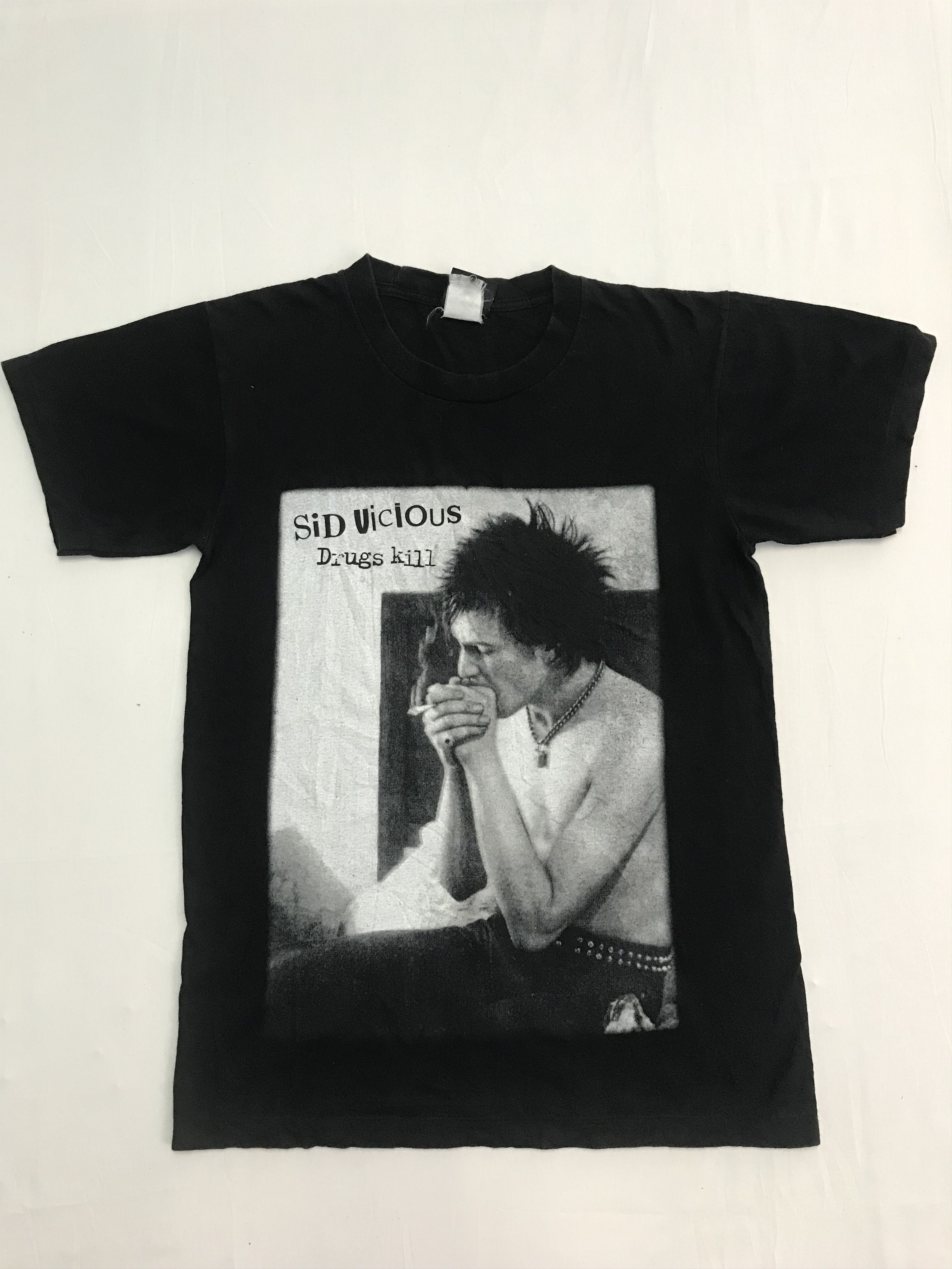 Bees Knees Tees - T-Shirt Omaggio Sid Vicious, 100% Cotone, Taglie Forti (S-XXXL)