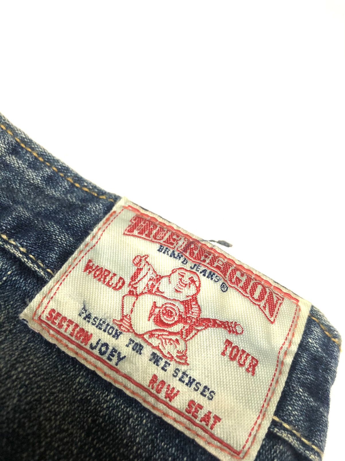 True Religion × Vintage VINTAGE TRUE RELIGION JOEY FLARE DISSTRESSED DENIM USA Size US 26 / EU 42 - 9 Thumbnail