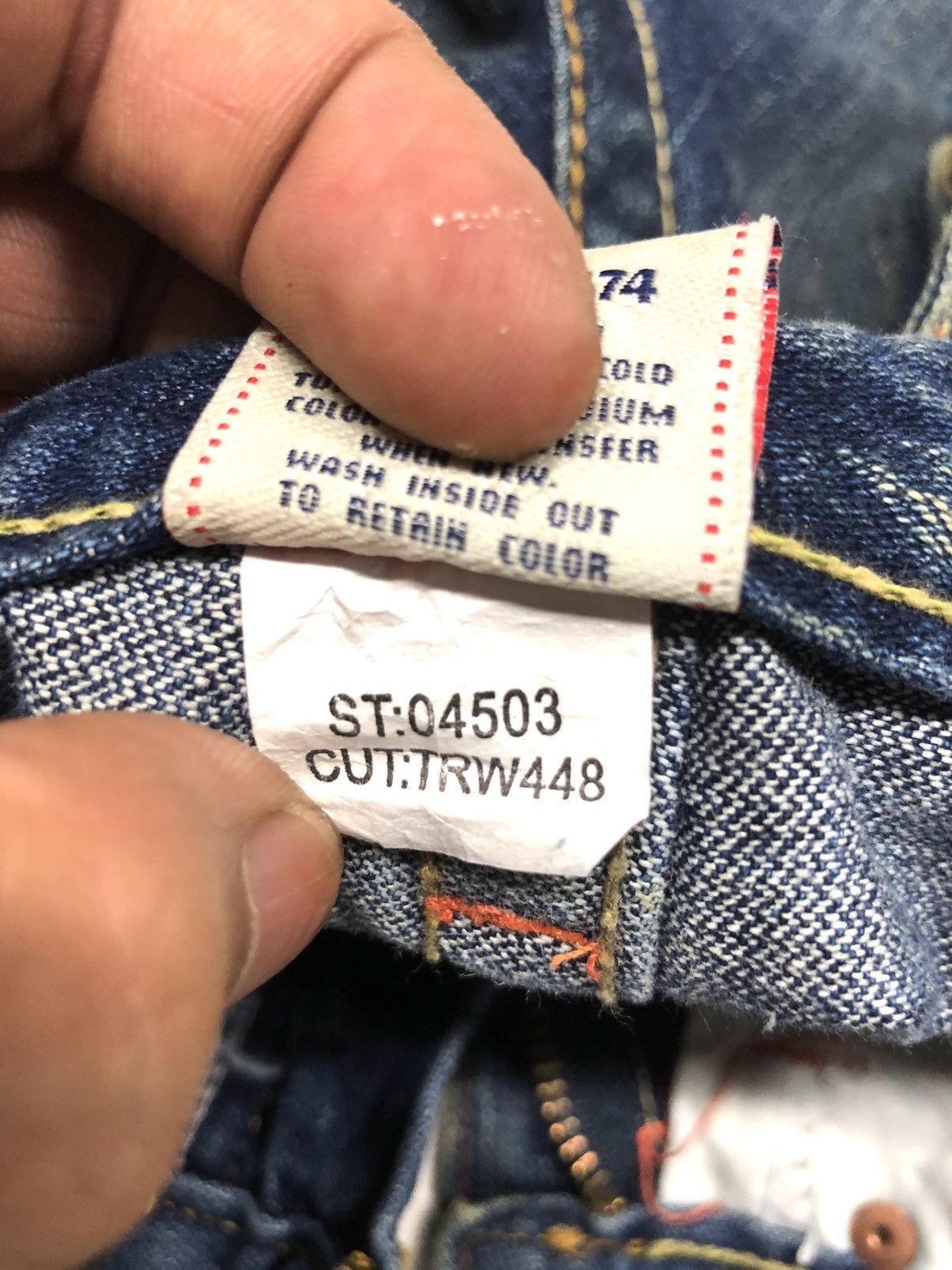 True Religion × Vintage VINTAGE TRUE RELIGION JOEY FLARE DISSTRESSED DENIM USA Size US 26 / EU 42 - 13 Thumbnail
