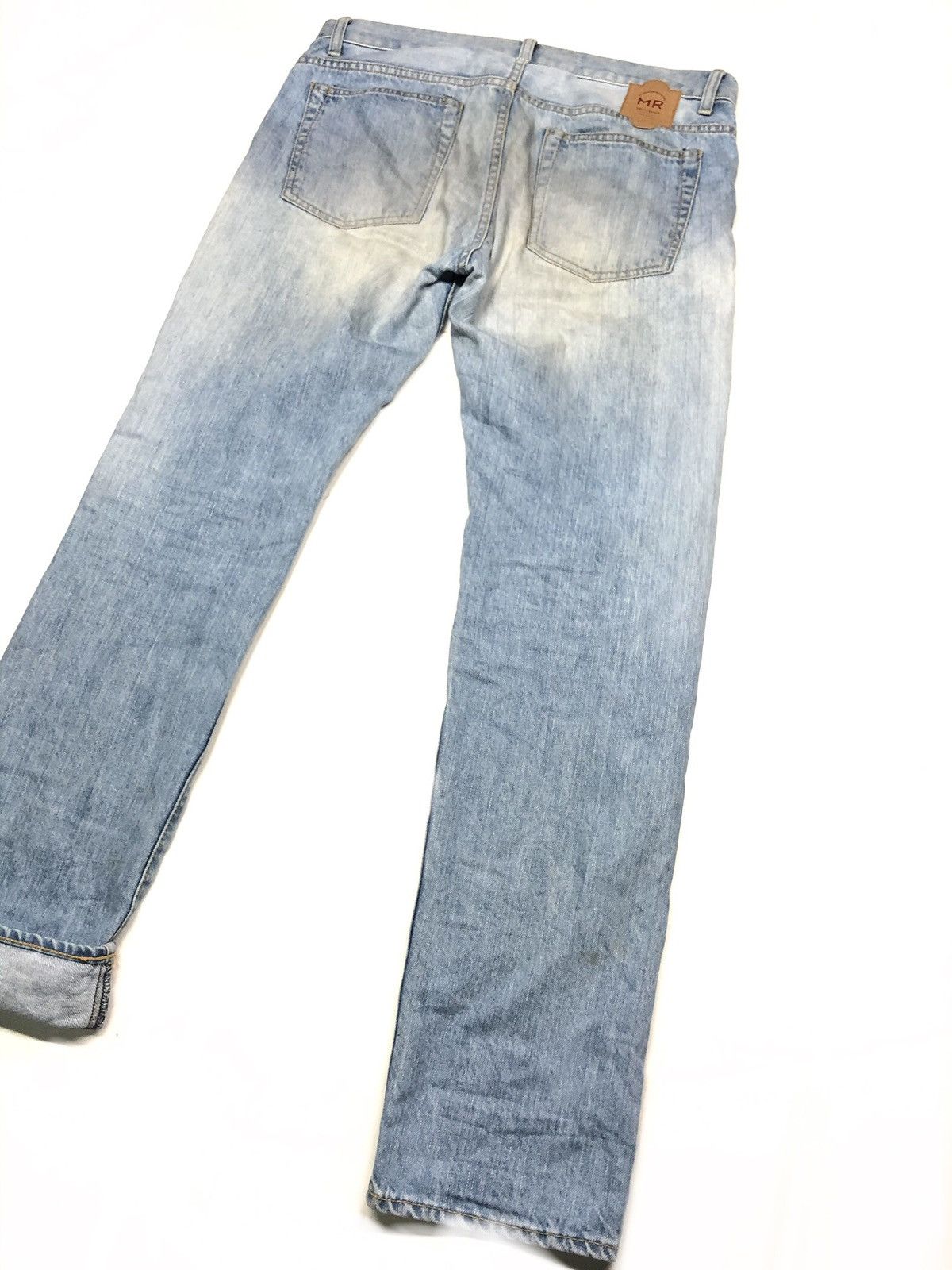Japanese Brand × Mr. Gentleman MR.GENTLEMAN DISSTRESSED SELVEDGE DENIM JAPAN 🇯🇵 Size US 33 - 9 Thumbnail