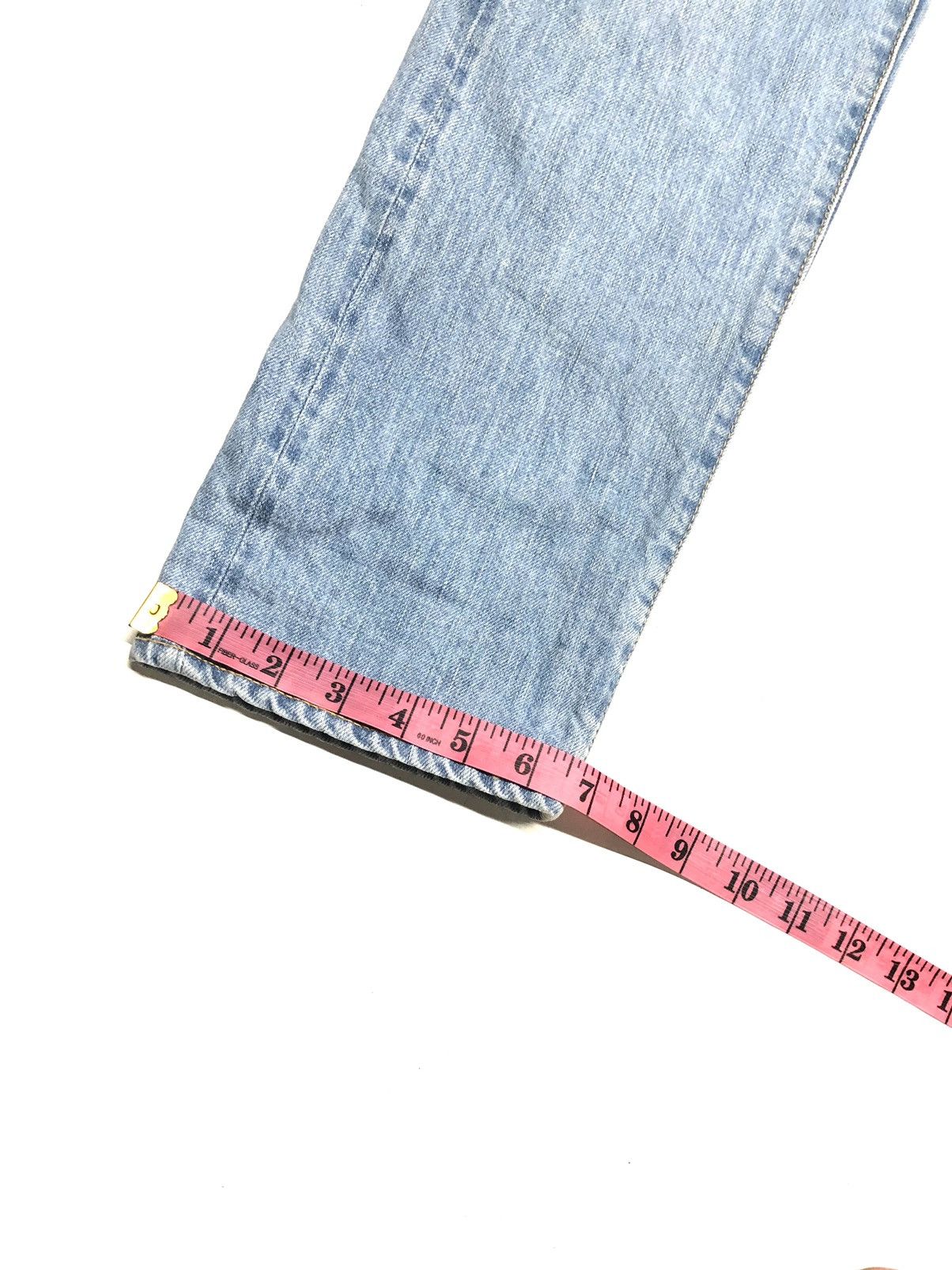 Japanese Brand × Mr. Gentleman MR.GENTLEMAN DISSTRESSED SELVEDGE DENIM JAPAN 🇯🇵 Size US 33 - 19 Thumbnail