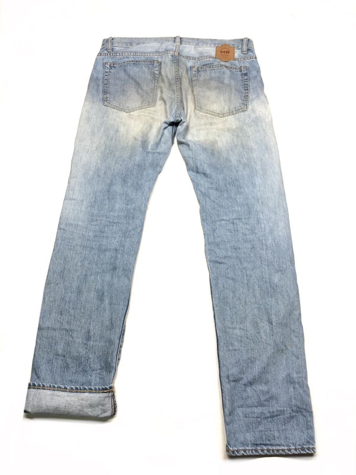 Japanese Brand × Mr. Gentleman MR.GENTLEMAN DISSTRESSED SELVEDGE DENIM JAPAN 🇯🇵 Size US 33 - 7 Thumbnail