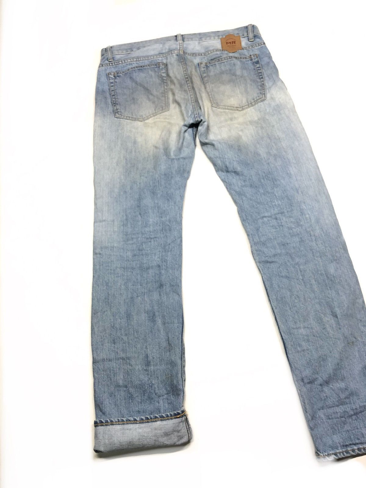 Japanese Brand × Mr. Gentleman MR.GENTLEMAN DISSTRESSED SELVEDGE DENIM JAPAN 🇯🇵 Size US 33 - 8 Thumbnail