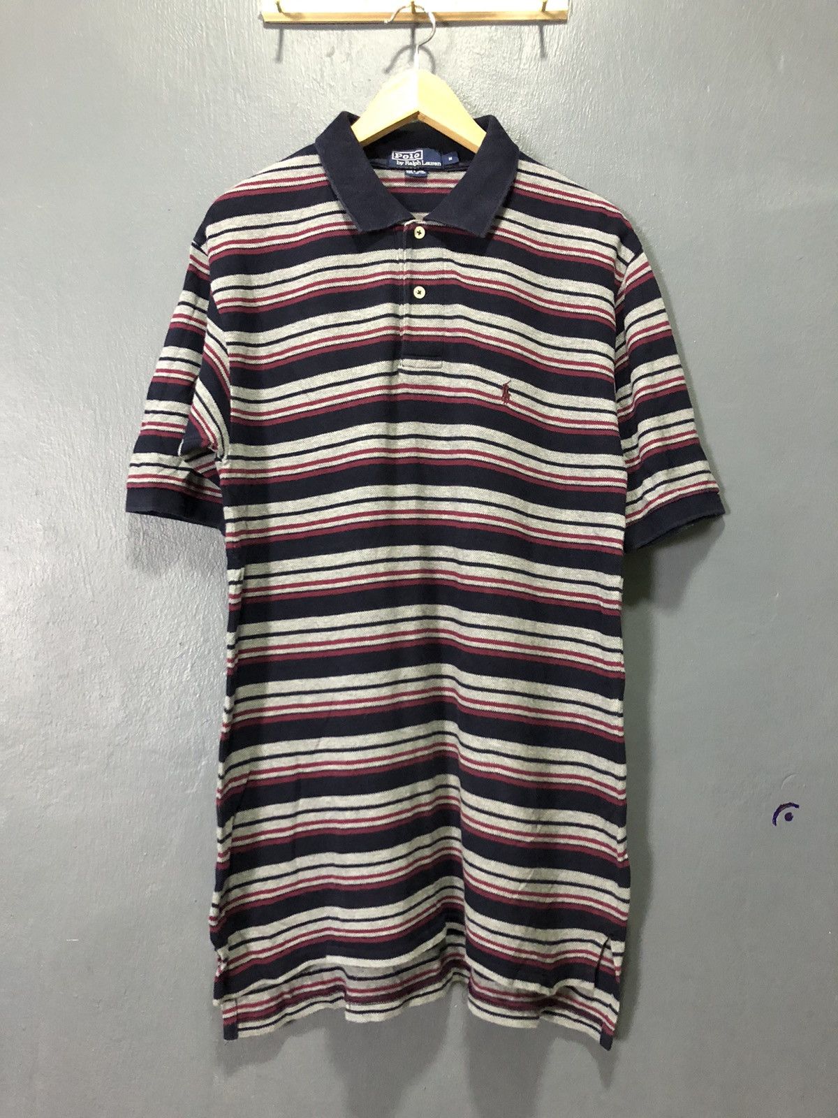Polo Ralph Lauren × Vintage VINTAGE POLO RALPH LAURENT STRIPE POLO SHIRT Size US L / EU 52-54 / 3 - 2 Thumbnail