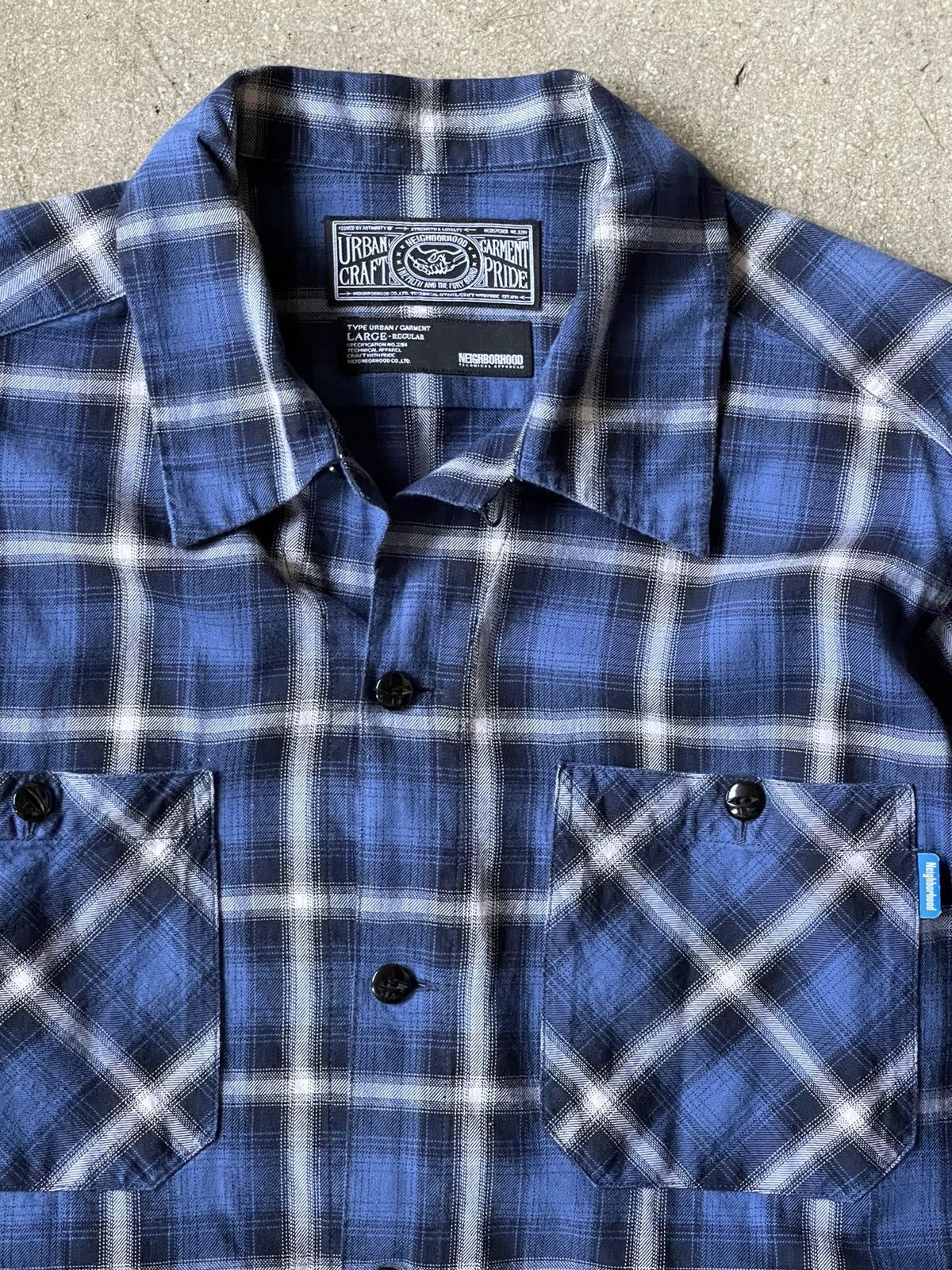 Neighborhood Neighborhood Shadow Plaid button up Size US L / EU 52-54 / 3 - 3 Thumbnail