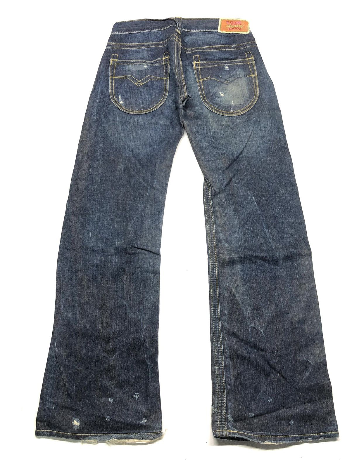 Replay × Vintage VINTAGE REPLAY DISSTRESSED BLUE DENIM NICE DESIGN STYLE Size US 28 / EU 44 - 7 Thumbnail