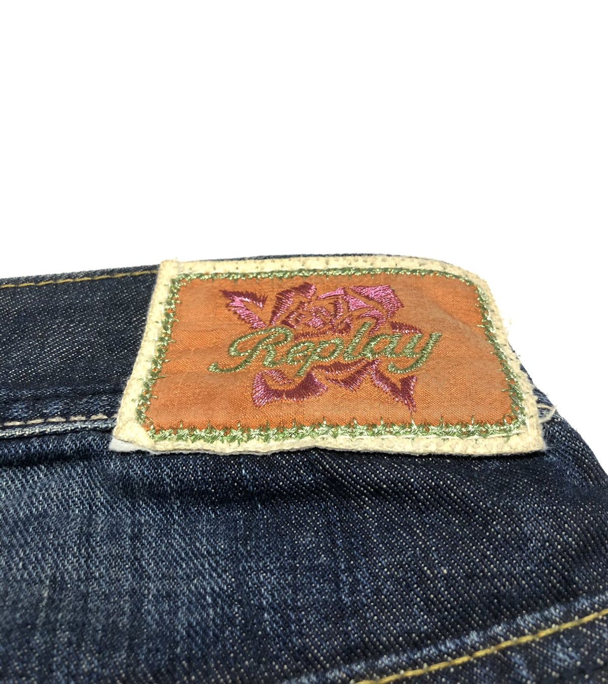 Replay × Vintage VINTAGE REPLAY DISSTRESSED BLUE DENIM NICE DESIGN STYLE Size US 28 / EU 44 - 12 Thumbnail