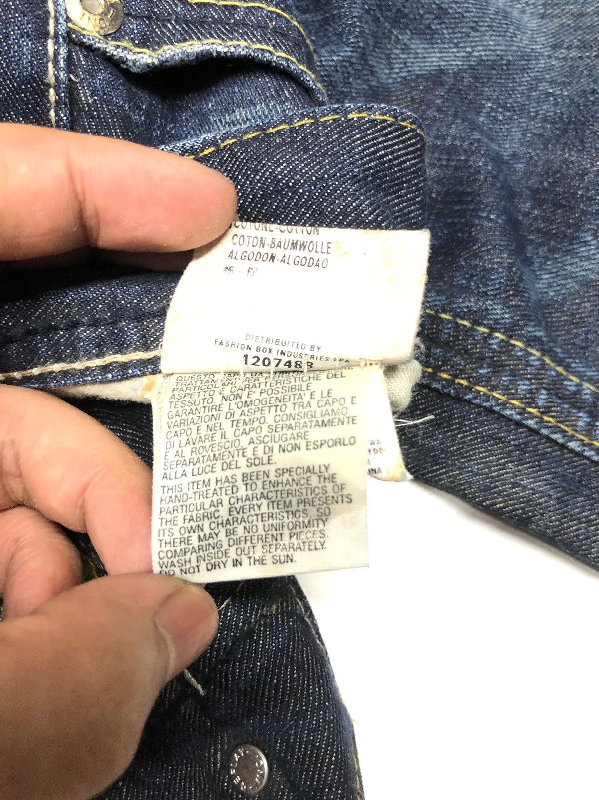 Replay × Vintage VINTAGE REPLAY DISSTRESSED BLUE DENIM NICE DESIGN STYLE Size US 28 / EU 44 - 15 Thumbnail