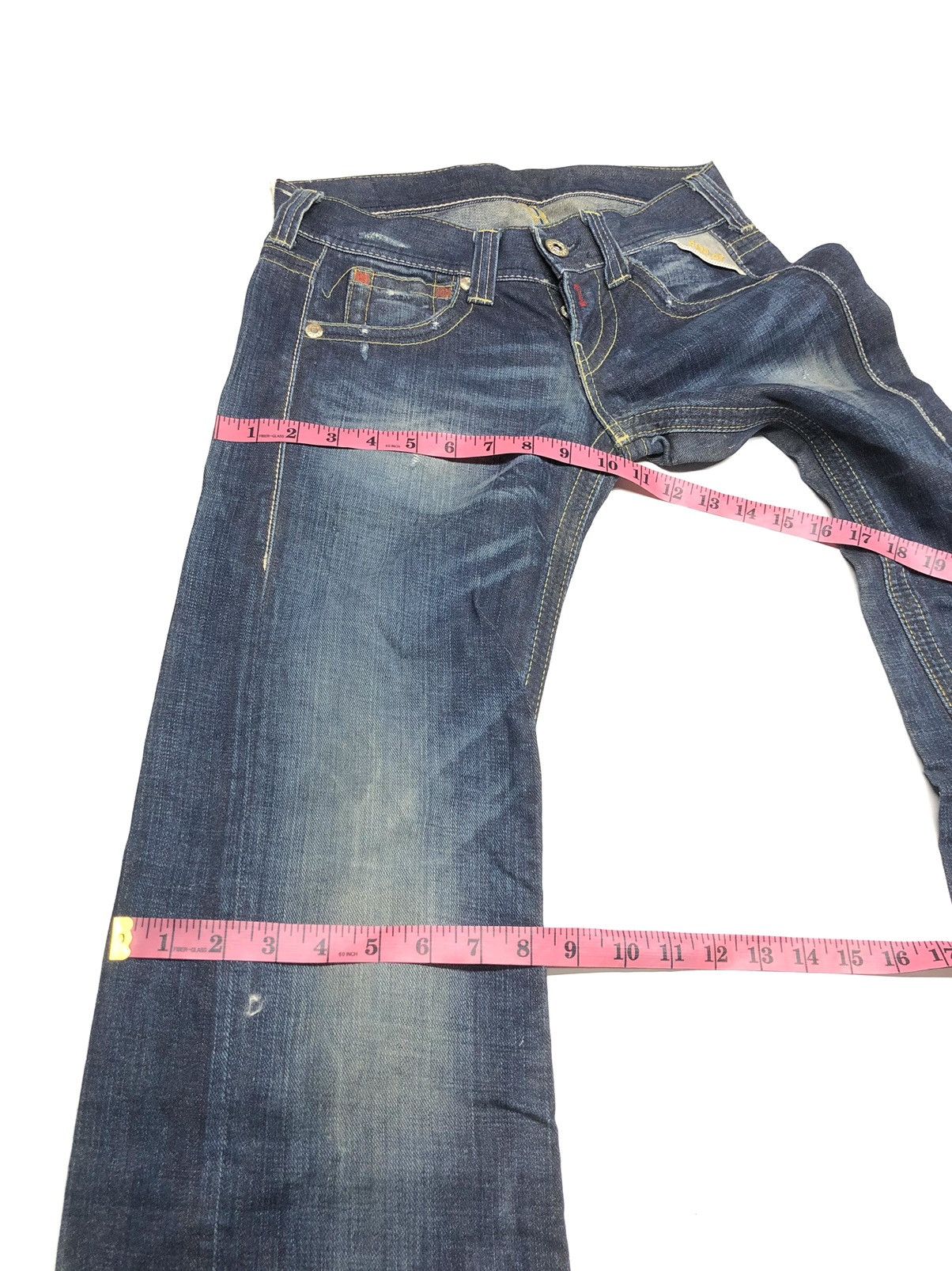 Replay × Vintage VINTAGE REPLAY DISSTRESSED BLUE DENIM NICE DESIGN STYLE Size US 28 / EU 44 - 18 Thumbnail