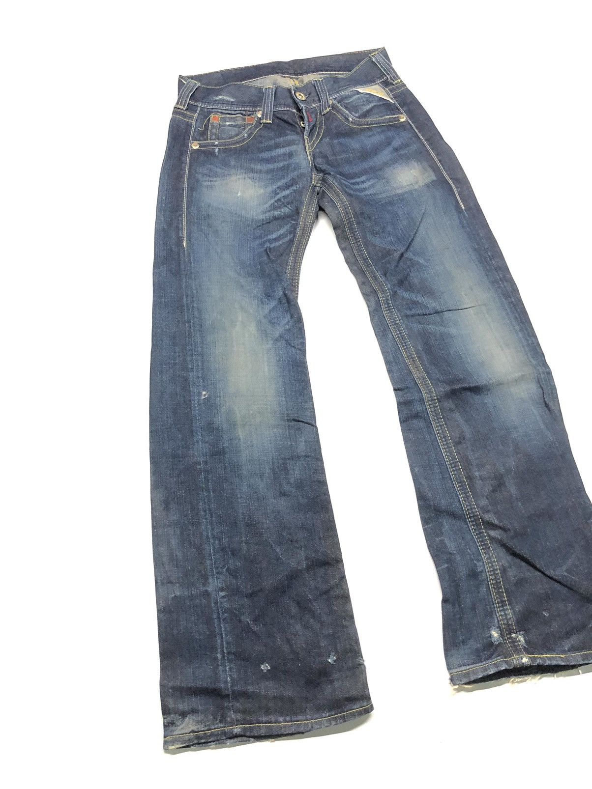 Replay × Vintage VINTAGE REPLAY DISSTRESSED BLUE DENIM NICE DESIGN STYLE Size US 28 / EU 44 - 3 Thumbnail