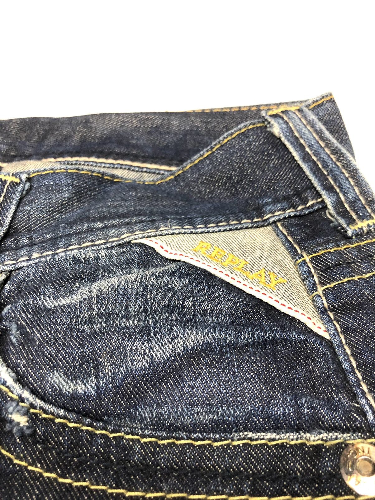 Replay × Vintage VINTAGE REPLAY DISSTRESSED BLUE DENIM NICE DESIGN STYLE Size US 28 / EU 44 - 5 Thumbnail
