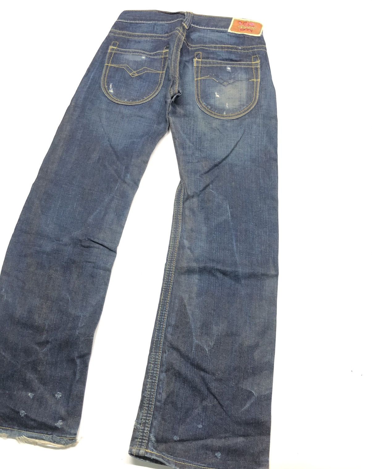 Replay × Vintage VINTAGE REPLAY DISSTRESSED BLUE DENIM NICE DESIGN STYLE Size US 28 / EU 44 - 9 Thumbnail