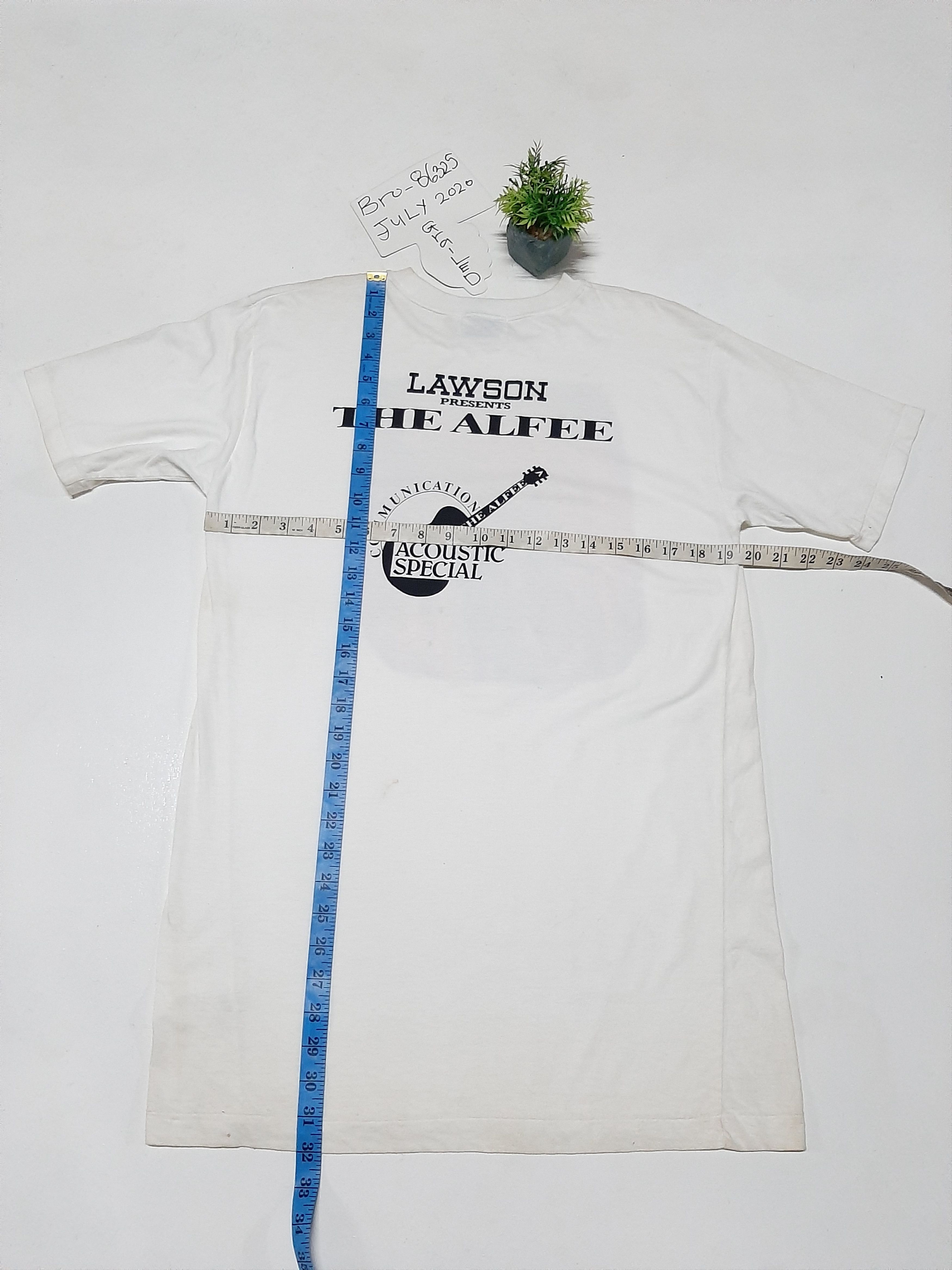 Band Tees × Brockum × Vintage VTG 90s THE ALFEE JAPANESE ROCK BAND SINGLE STICH Tee.. Size US M / EU 48-50 / 2 - 1 Thumbnail