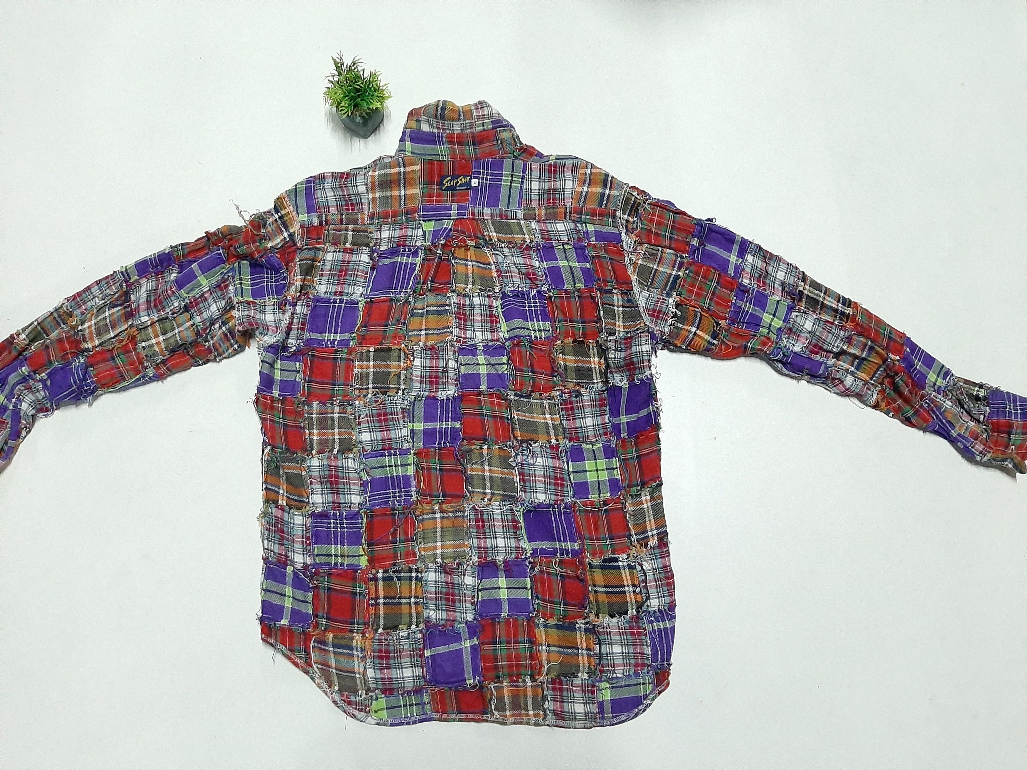 Japanese Brand × Vintage VINTAGE SLAP SHOT PATCHWORK BORO STYLE Size US L / EU 52-54 / 3 - 6 Thumbnail
