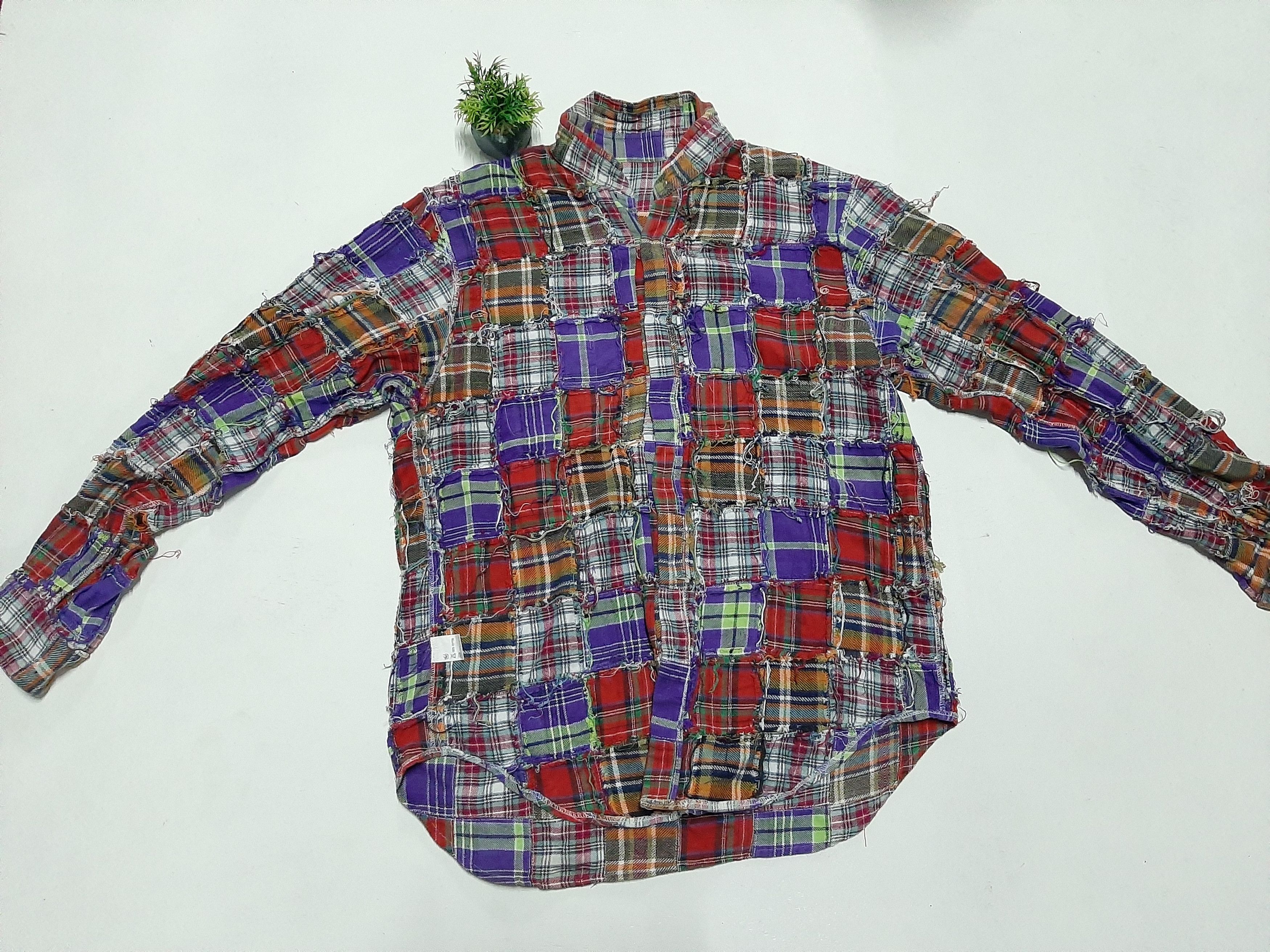 Japanese Brand × Vintage VINTAGE SLAP SHOT PATCHWORK BORO STYLE Size US L / EU 52-54 / 3 - 5 Thumbnail