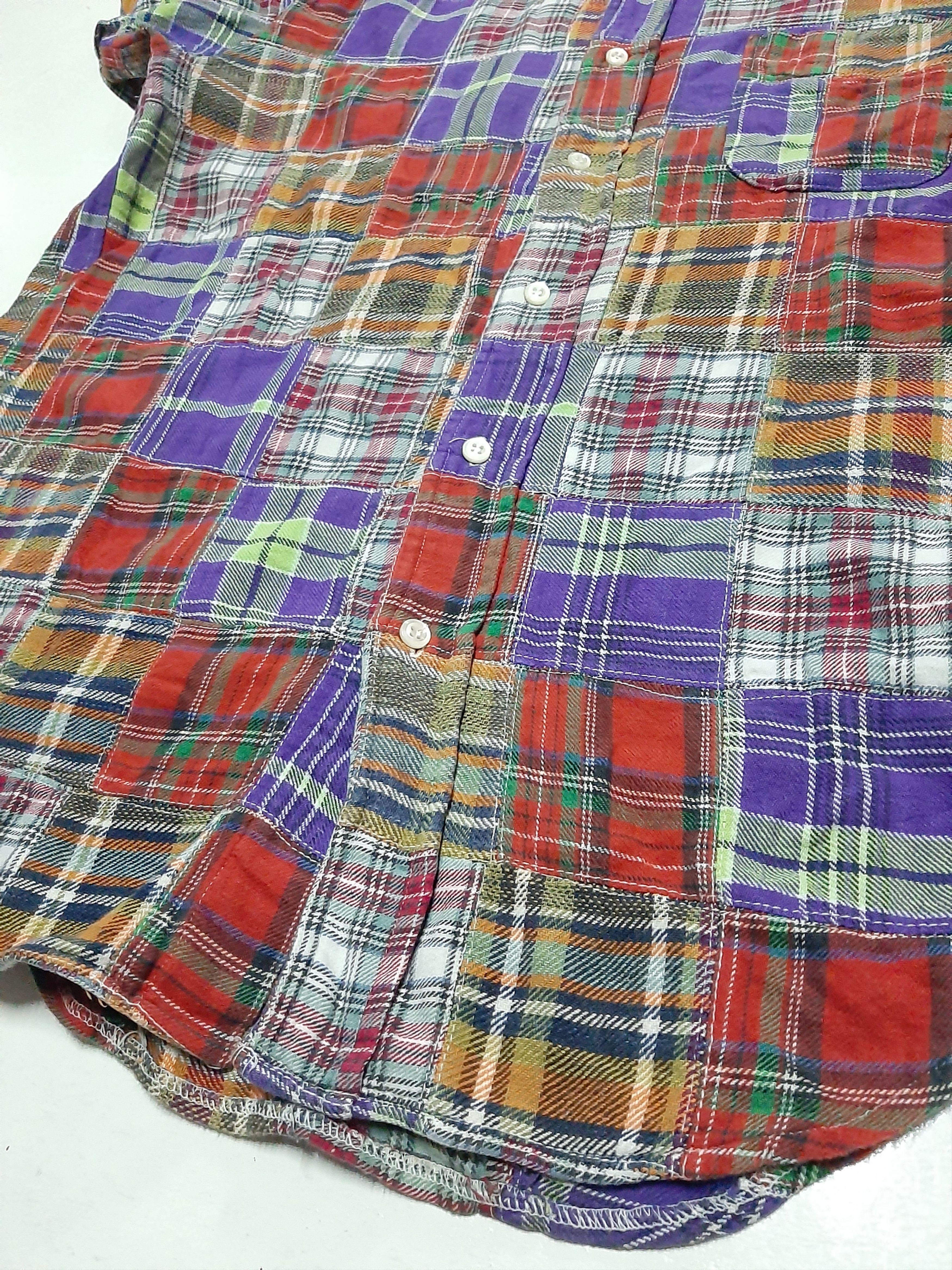 Japanese Brand × Vintage VINTAGE SLAP SHOT PATCHWORK BORO STYLE Size US L / EU 52-54 / 3 - 4 Thumbnail