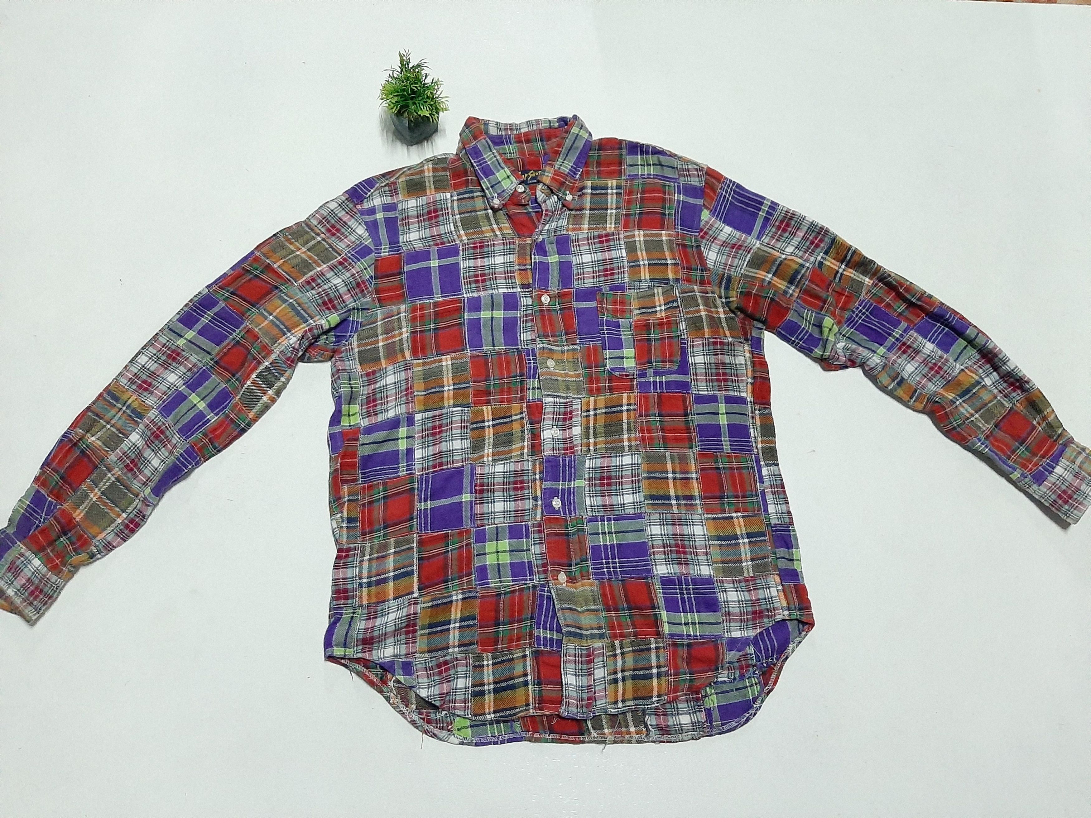 Japanese Brand × Vintage VINTAGE SLAP SHOT PATCHWORK BORO STYLE Size US L / EU 52-54 / 3 - 2 Thumbnail
