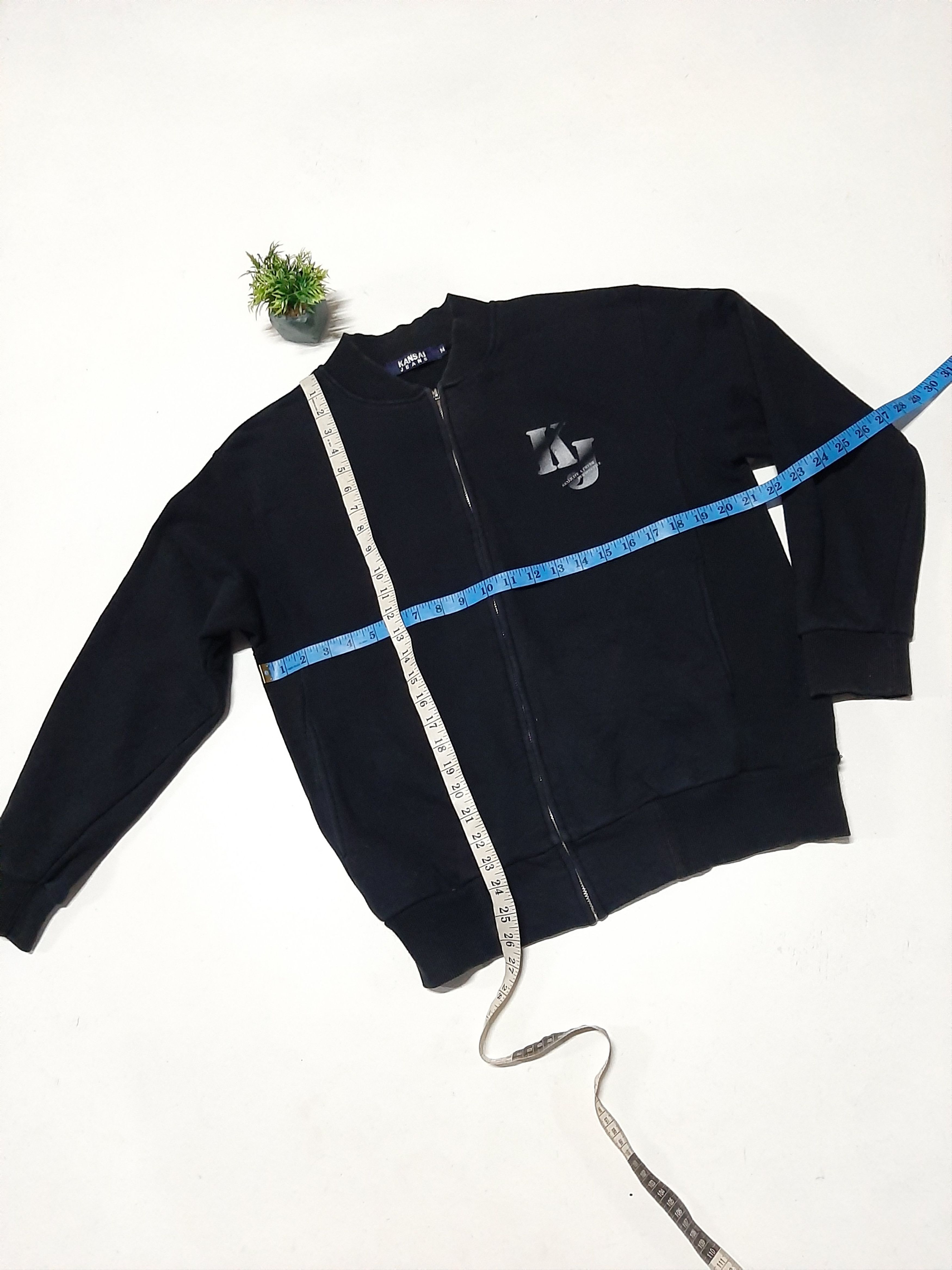 Kansai Yamamoto × Vintage RARE🔥VINTAGE KANSAI YAMAMOTO EMBROIDERY SPELLOUT SWEATSHIT Size US M / EU 48-50 / 2 - 2 Thumbnail