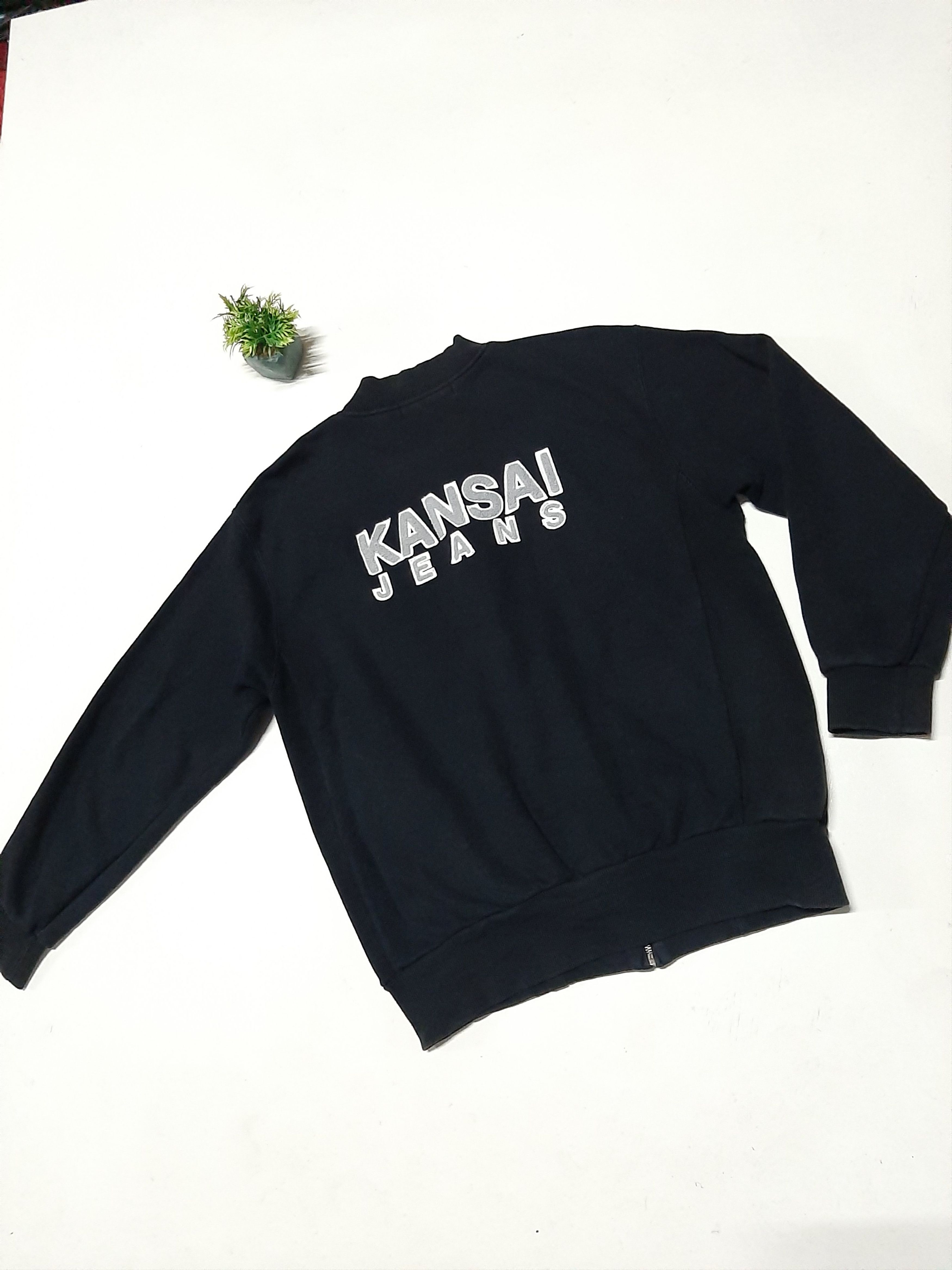 Kansai Yamamoto × Vintage RARE🔥VINTAGE KANSAI YAMAMOTO EMBROIDERY SPELLOUT SWEATSHIT Size US M / EU 48-50 / 2 - 1 Thumbnail