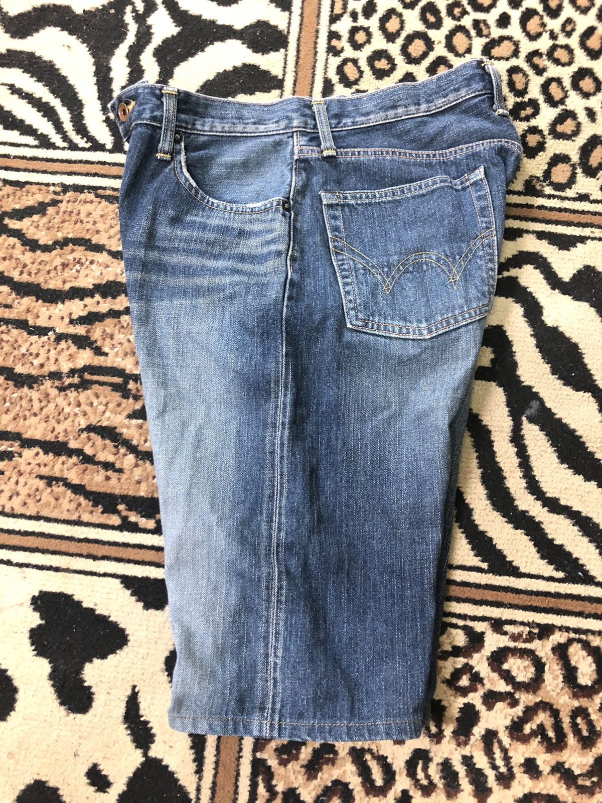 Edwin × Salvage × Vintage VINTAGE SELVEDGE EDWIN 505zx SHORT DENIM Size US 31 - 13 Thumbnail