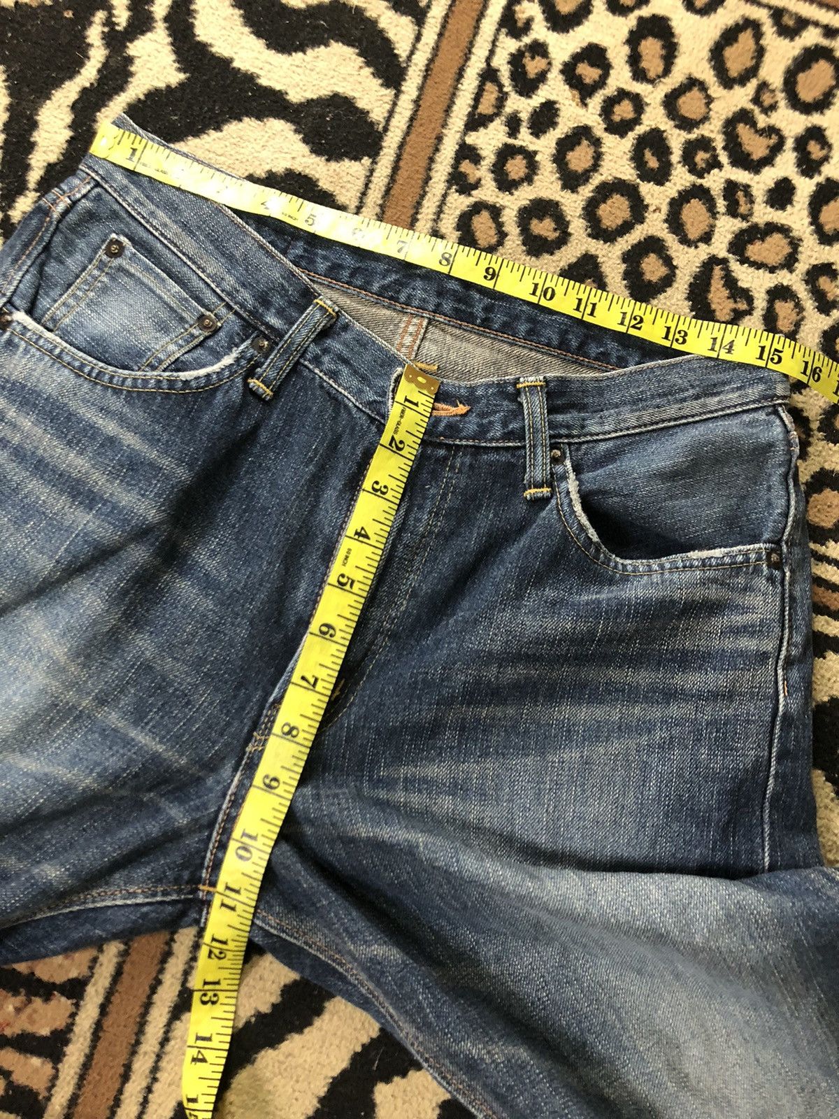 Edwin × Salvage × Vintage VINTAGE SELVEDGE EDWIN 505zx SHORT DENIM Size US 31 - 15 Thumbnail