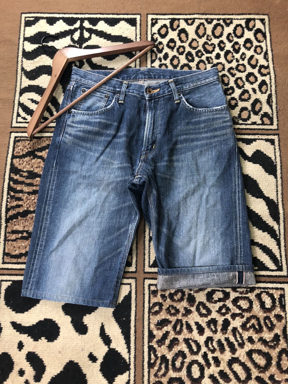Edwin × Salvage × Vintage VINTAGE SELVEDGE EDWIN 505zx SHORT DENIM Size US 31 - 6 Thumbnail