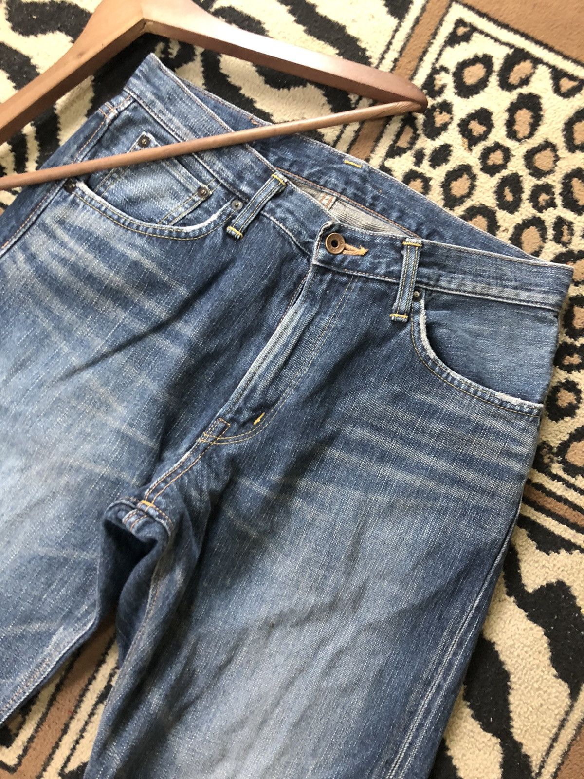Edwin × Salvage × Vintage VINTAGE SELVEDGE EDWIN 505zx SHORT DENIM Size US 31 - 7 Thumbnail