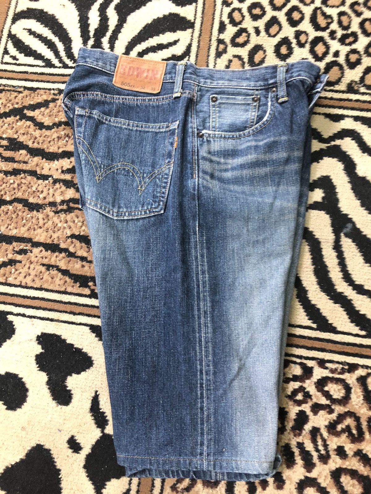 Edwin × Salvage × Vintage VINTAGE SELVEDGE EDWIN 505zx SHORT DENIM Size US 31 - 14 Thumbnail