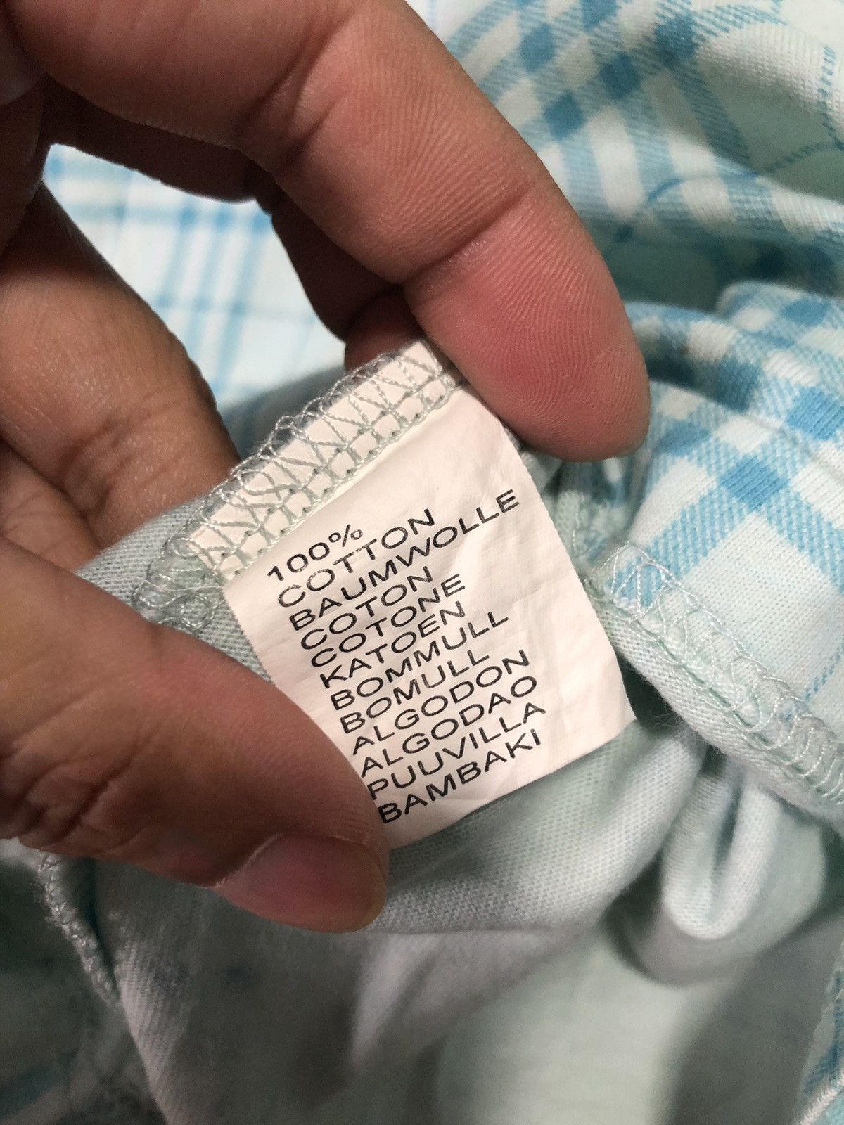 Burberry × Vintage VINTAGE BURBERRY LONDON PLAID CHEKED POLO SHIRT Size US S / EU 44-46 / 1 - 5 Thumbnail