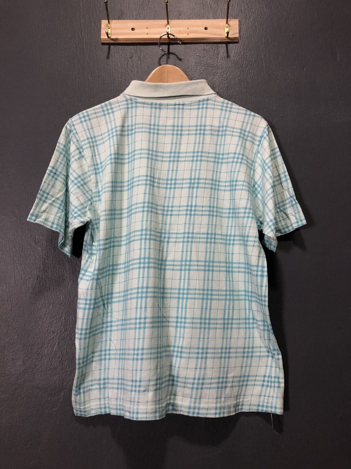 Burberry × Vintage VINTAGE BURBERRY LONDON PLAID CHEKED POLO SHIRT Size US S / EU 44-46 / 1 - 6 Thumbnail