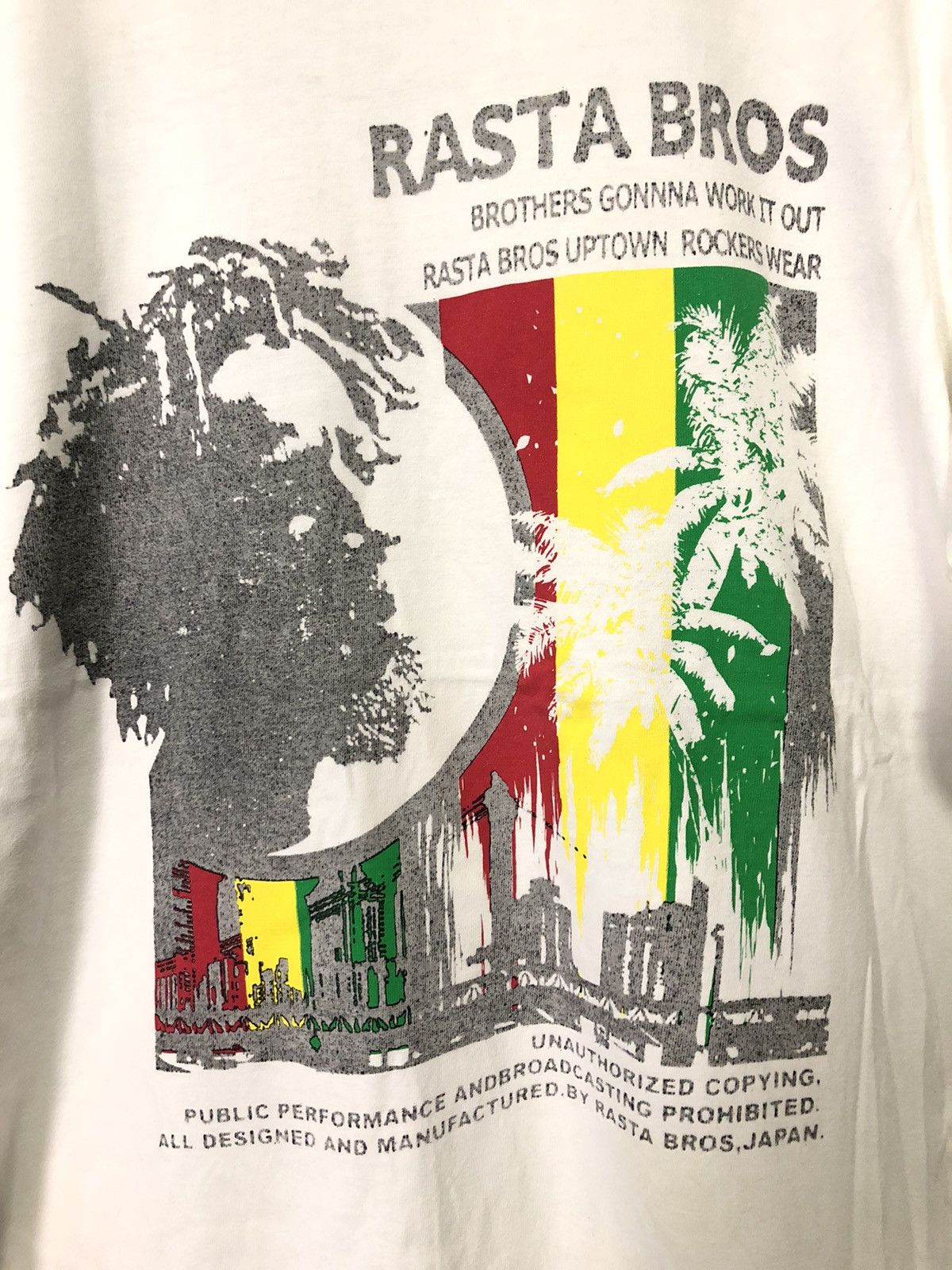 Bob Marley × Japanese Brand × Vintage VINTAGE RASTA BROS JAPAN Size US L / EU 52-54 / 3 - 2 Thumbnail