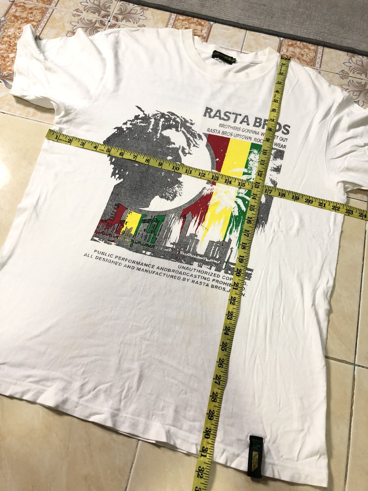 Bob Marley × Japanese Brand × Vintage VINTAGE RASTA BROS JAPAN Size US L / EU 52-54 / 3 - 8 Thumbnail
