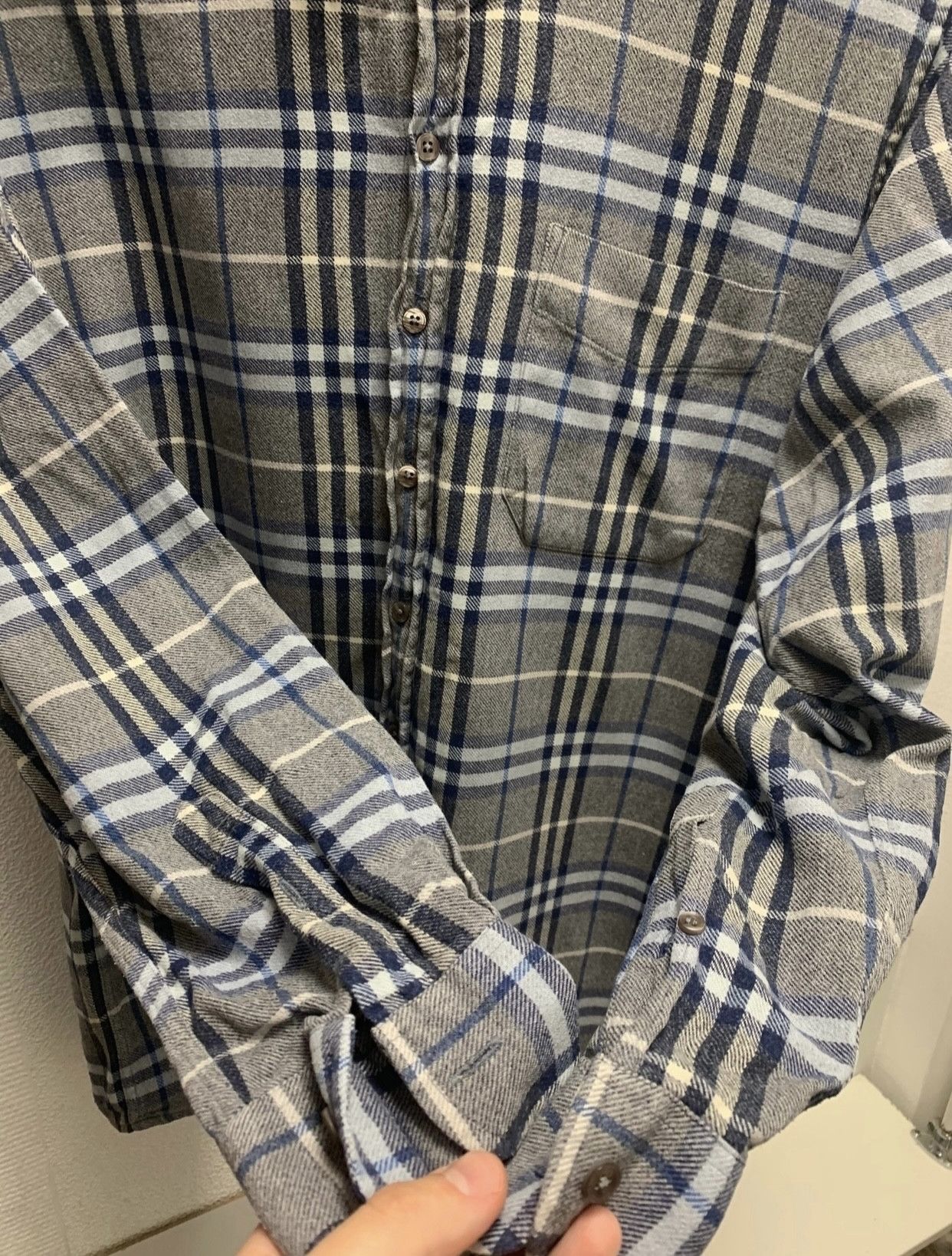 Burberry Burberry full print flannel overshirt shirt xl nova check Size US XL / EU 56 / 4 - 3 Thumbnail