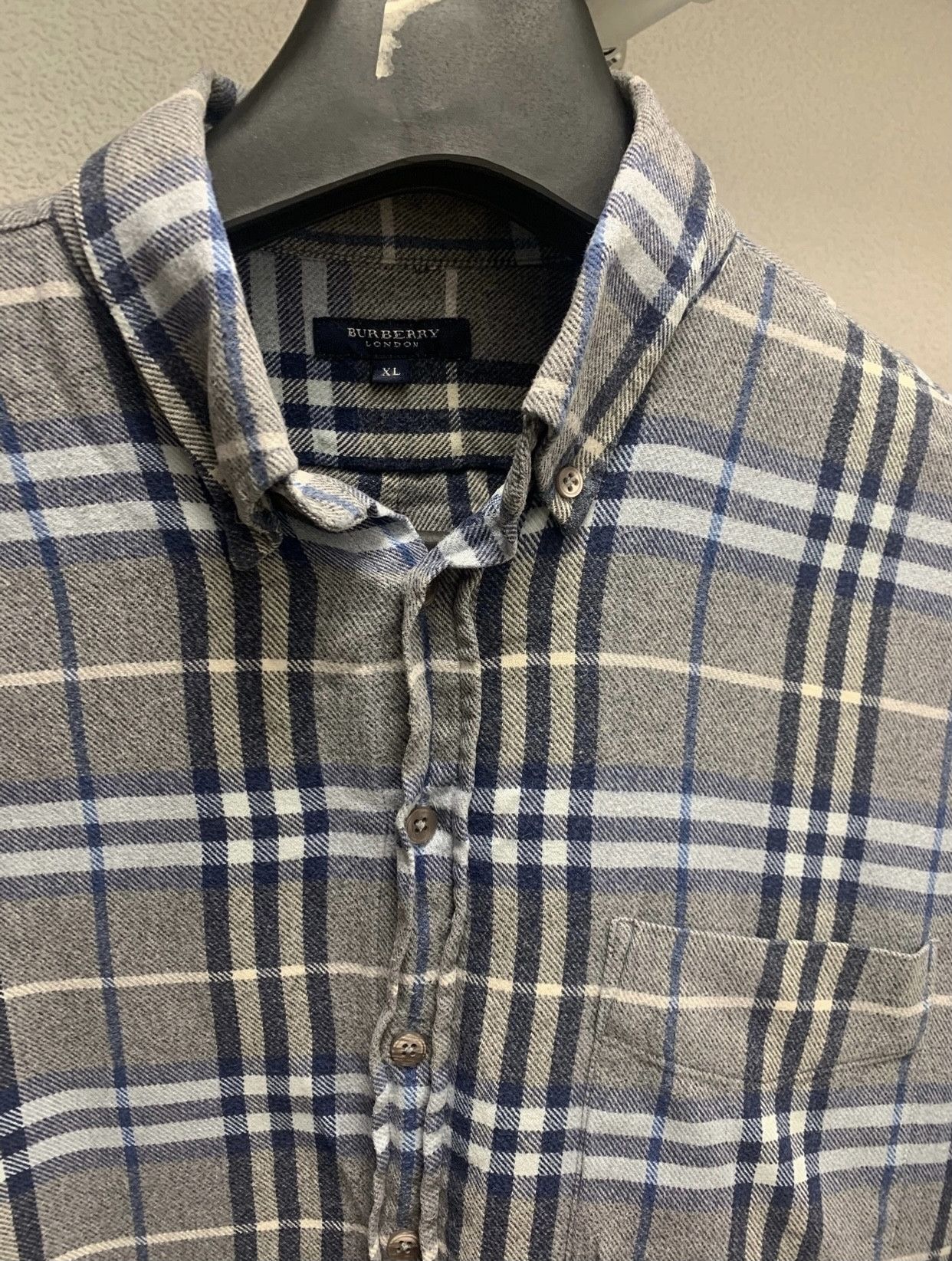 Burberry Burberry full print flannel overshirt shirt xl nova check Size US XL / EU 56 / 4 - 2 Thumbnail