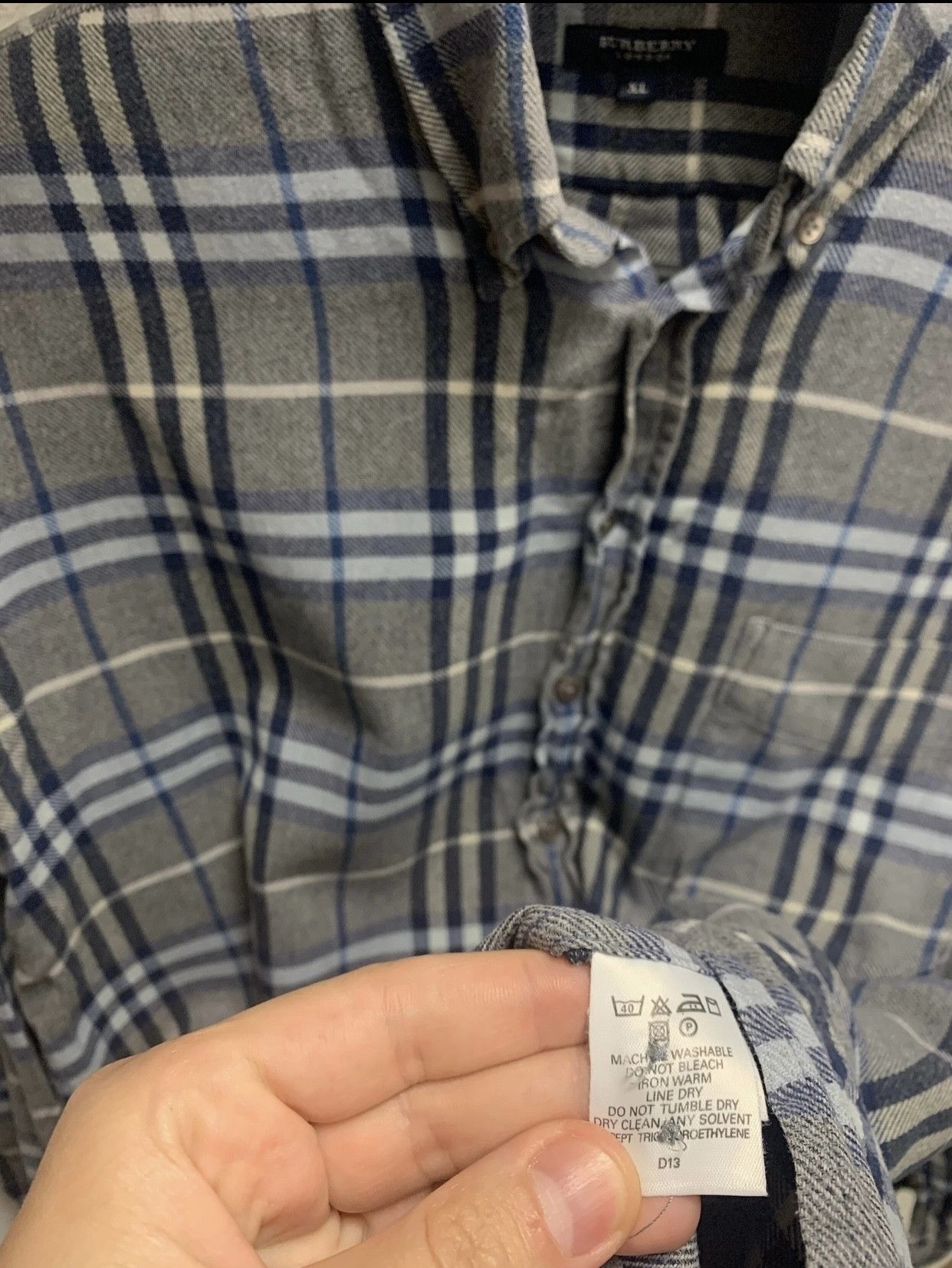 Burberry Burberry full print flannel overshirt shirt xl nova check Size US XL / EU 56 / 4 - 4 Thumbnail