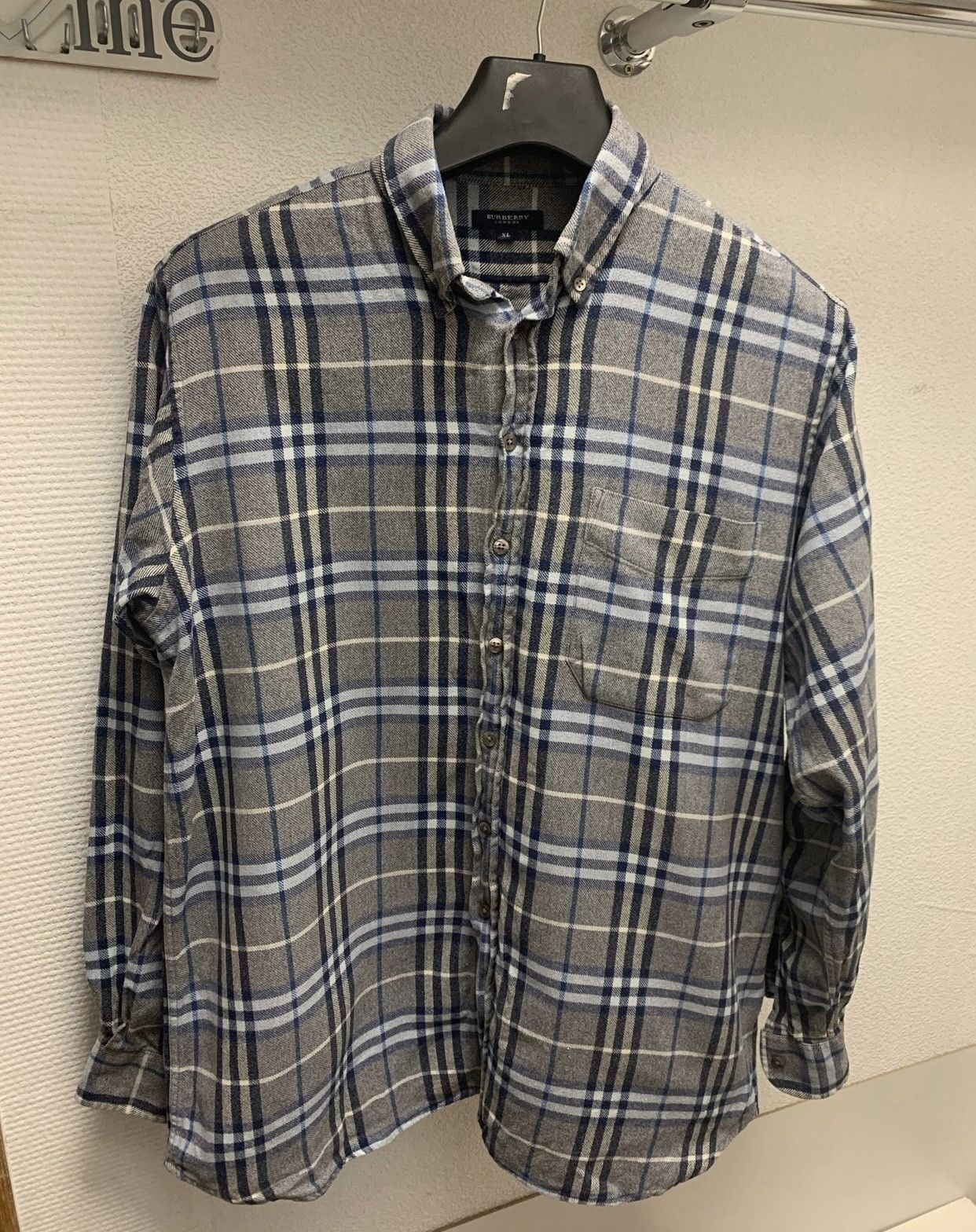 Burberry Burberry full print flannel overshirt shirt xl nova check Size US XL / EU 56 / 4 - 1 Thumbnail