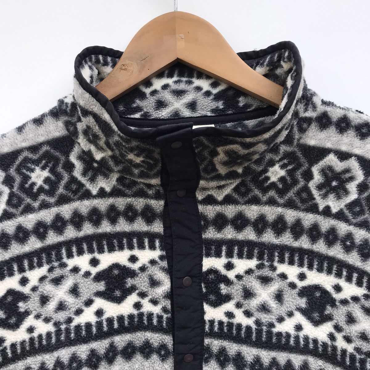L.L. Bean × Vintage Vintage LL BEAN Fleece Half Snap Button Size US L / EU 52-54 / 3 - 4 Thumbnail